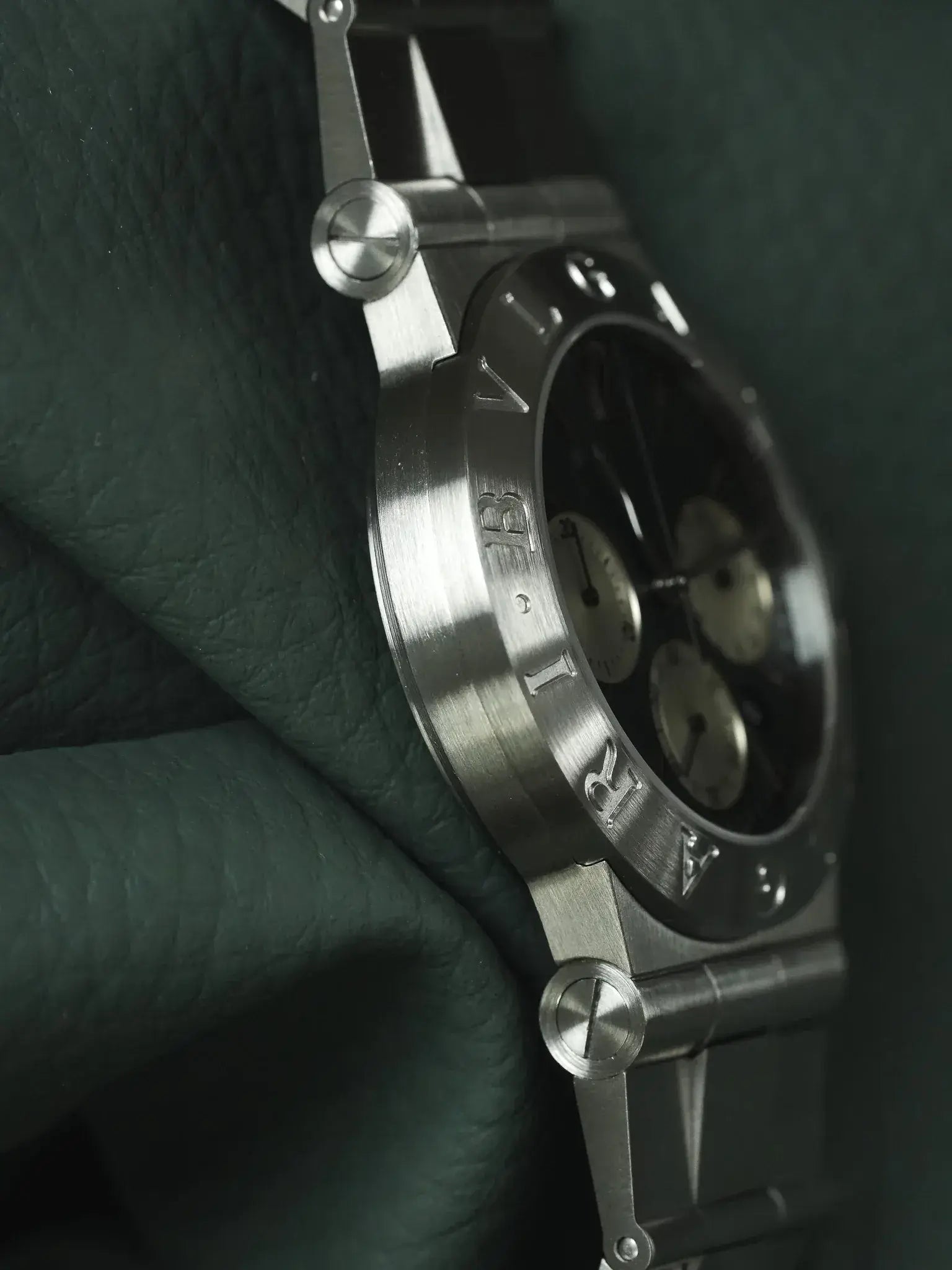 Bvlgari - Diagono Chronographe Acier Cadran Noir - papier - 2000s - Atelier Victor