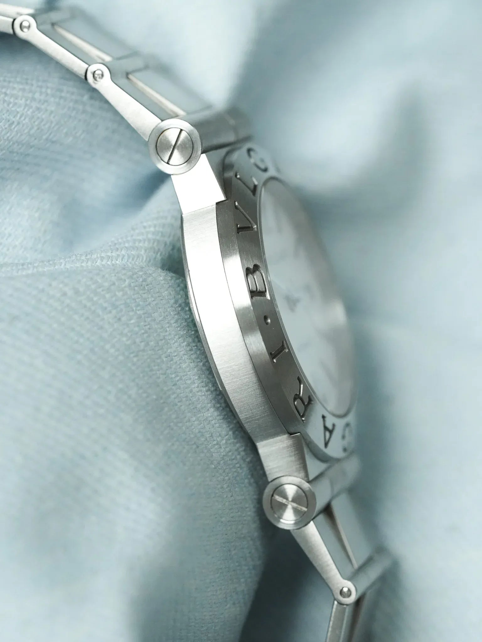 Bvlgari - LCV35S Diagono Automatique Acier Cadran blanc - 2000s - Atelier Victor