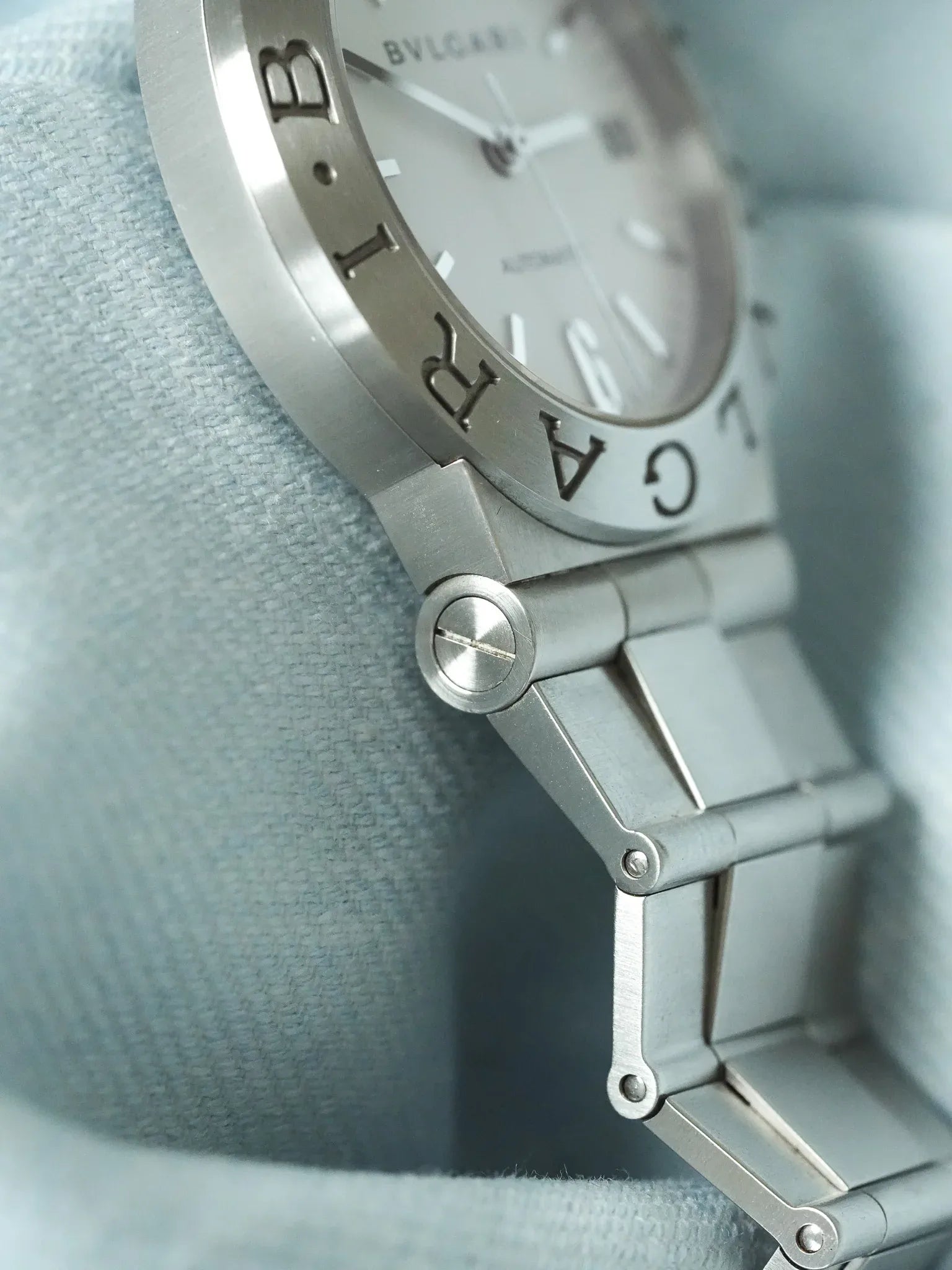 Bvlgari - LCV35S Diagono Automatique Acier Cadran blanc - 2000s - Atelier Victor