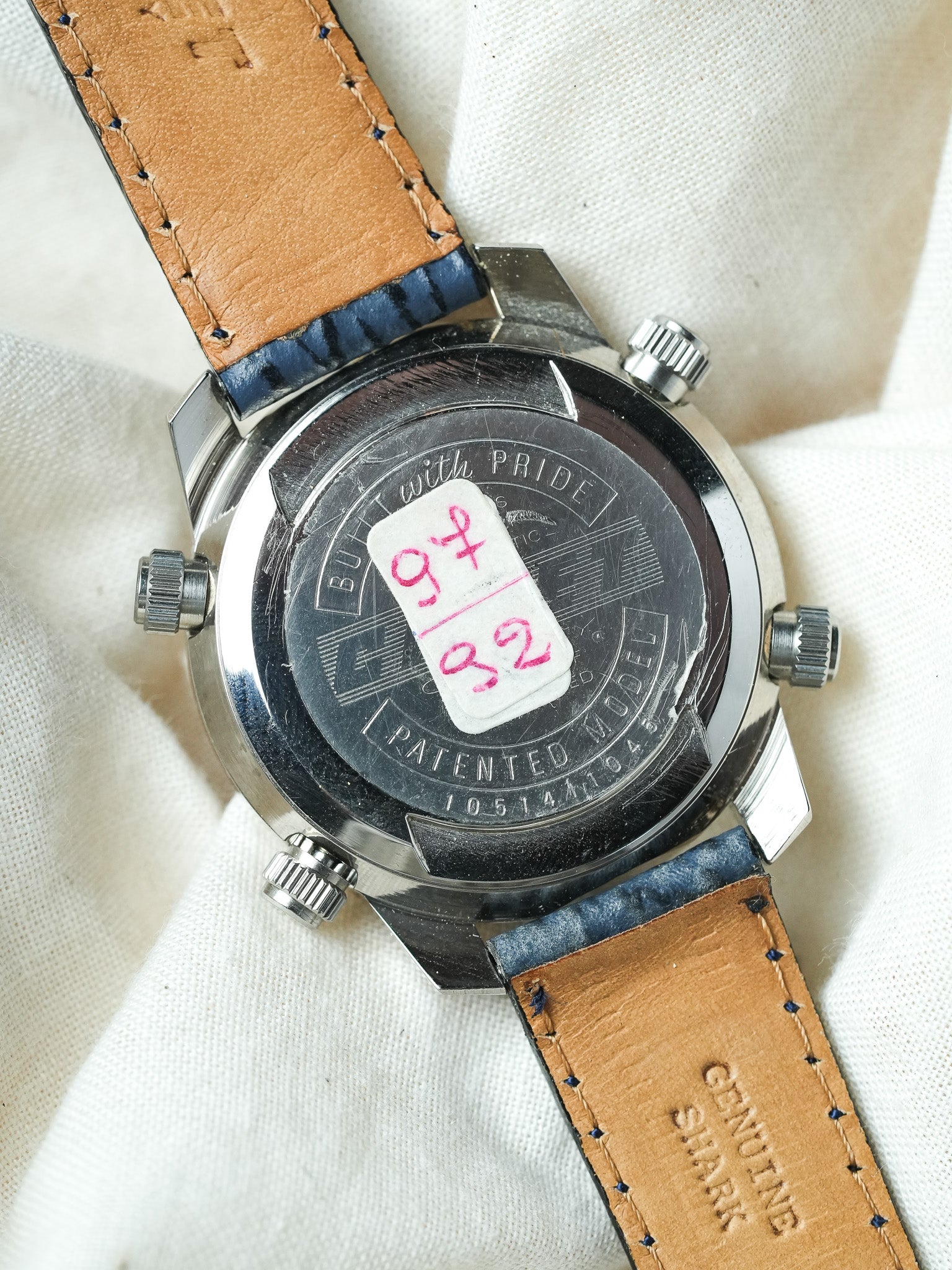Cadet - Chronographe Acier Bleu - NOS - 1980s - Atelier Victor - Vintage Shop