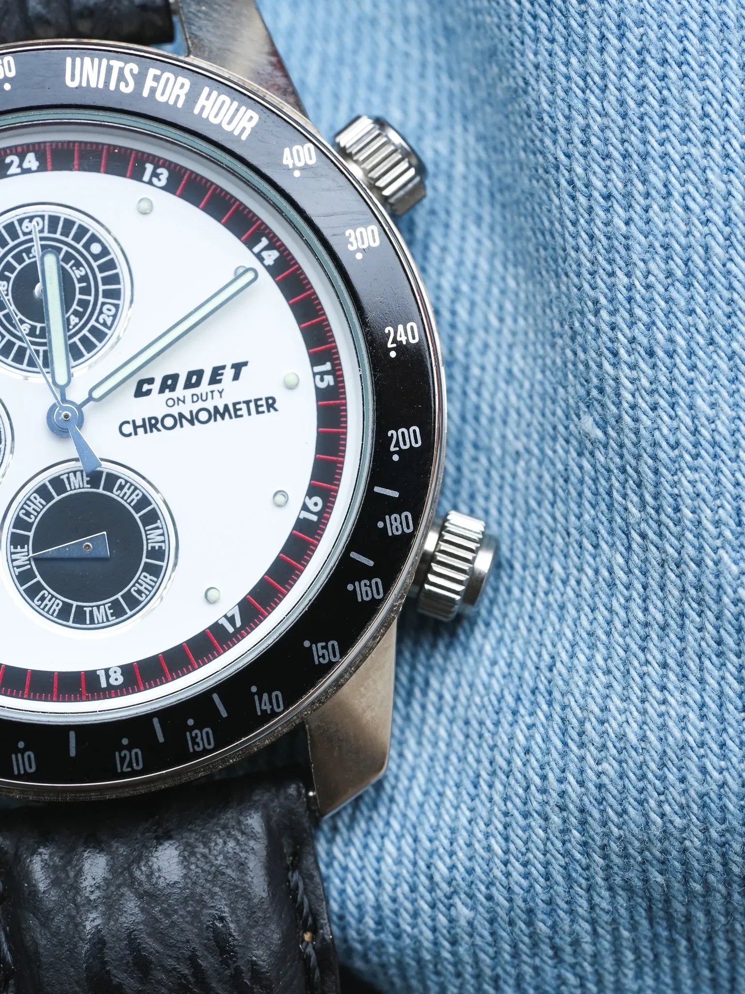 Cadet - Chronographe Panda multifonctions - NOS - 1980s - Atelier Victor