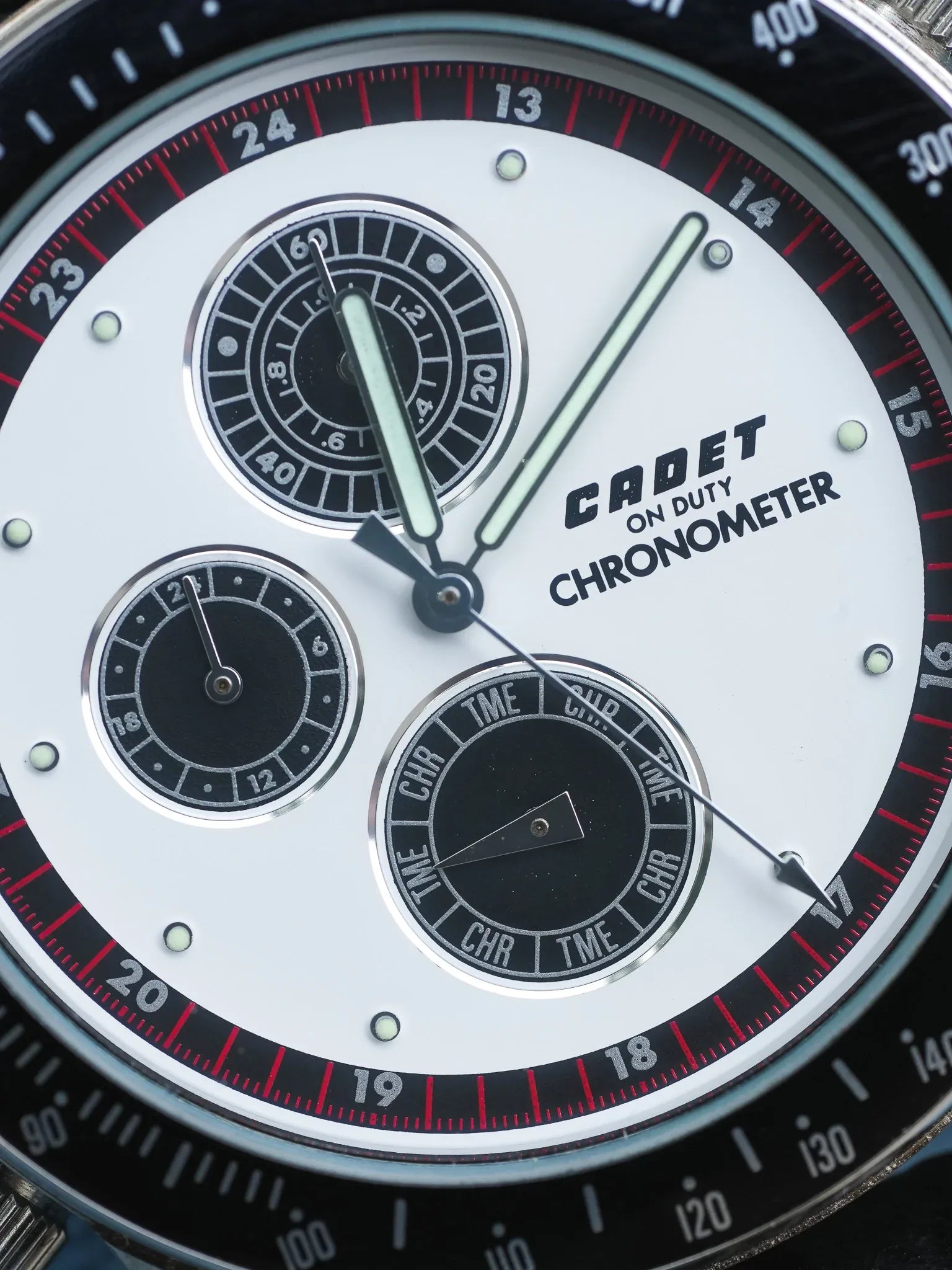 Cadet - Chronographe Panda multifonctions - NOS - 1980s - Atelier Victor