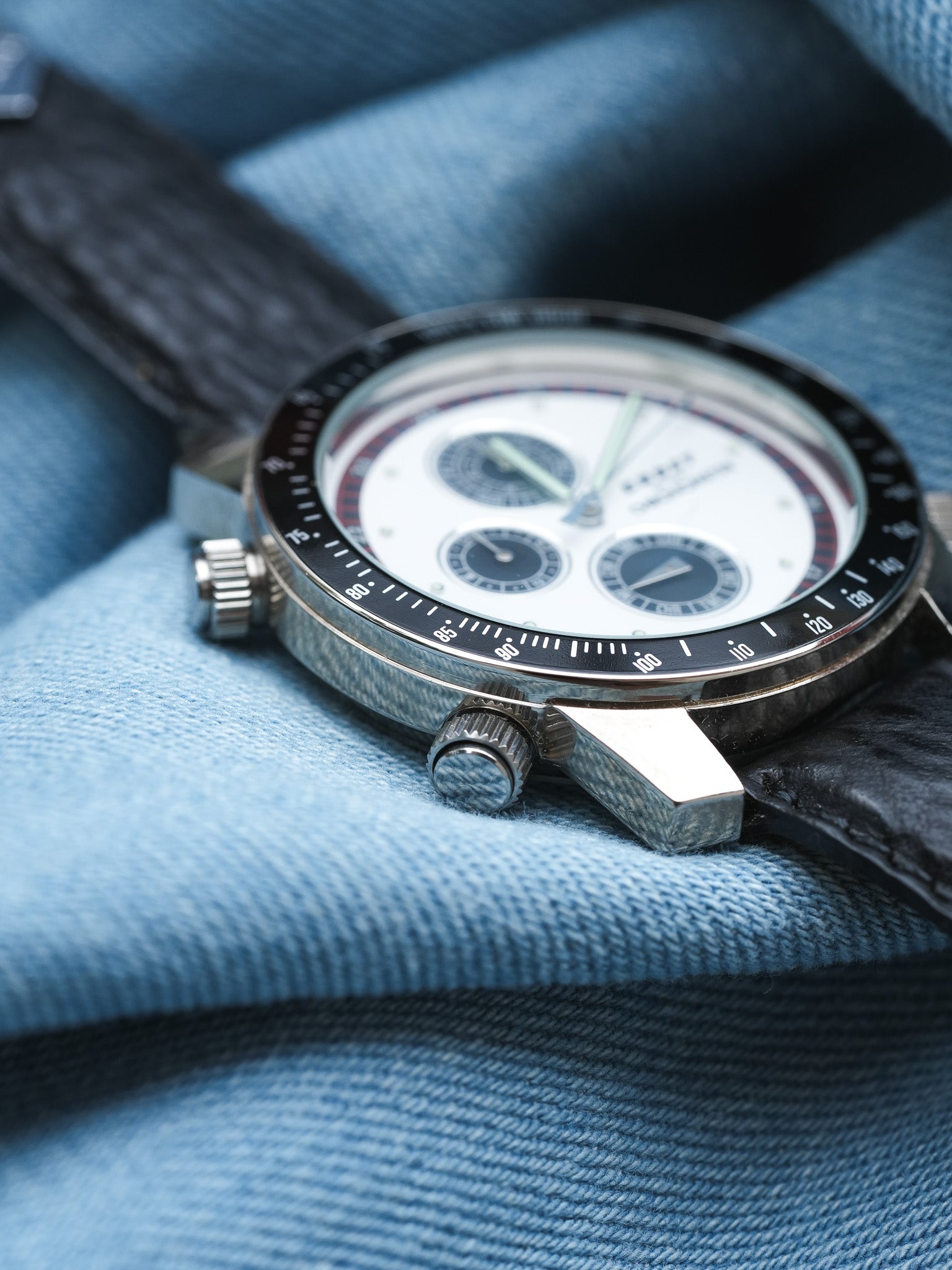 Cadet - Chronographe Panda multifonctions - NOS - 1980s - Atelier Victor - Vintage Shop