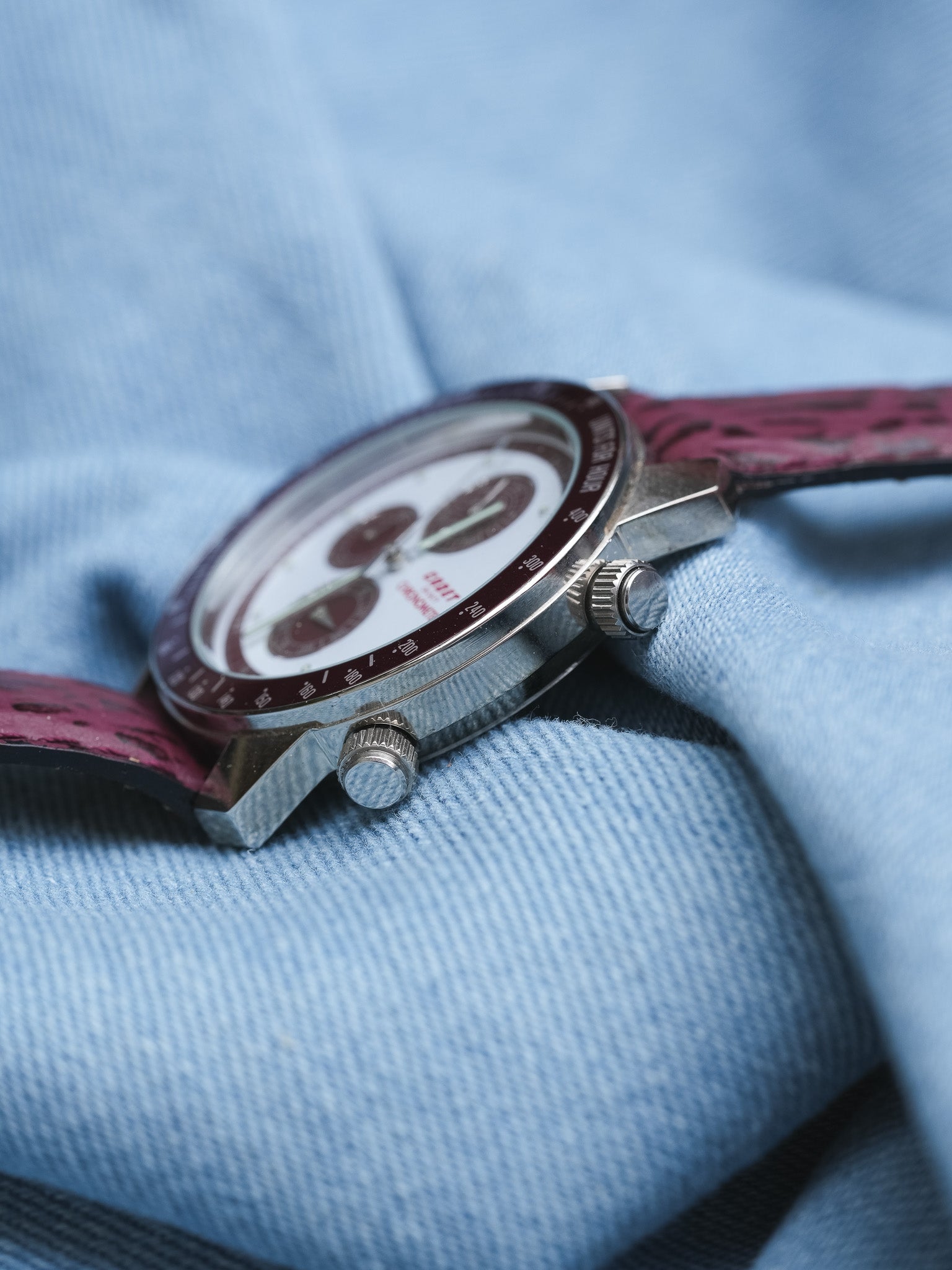Cadet - Chronographe Poupre Multifonctions - NOS - 1980s - Atelier Victor - Vintage Shop