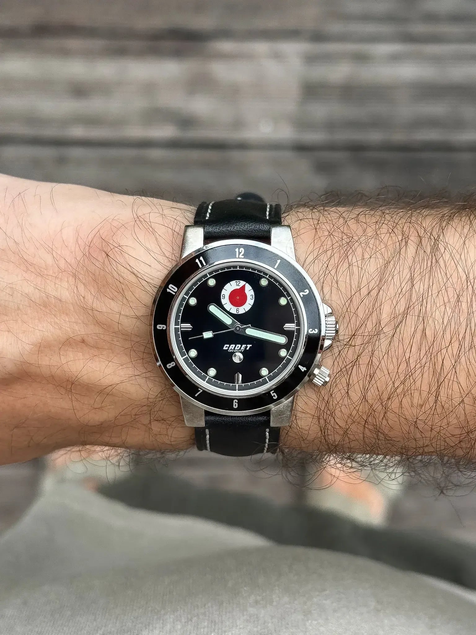 Cadet - GMT Noir - NOS - 1980s - Atelier Victor