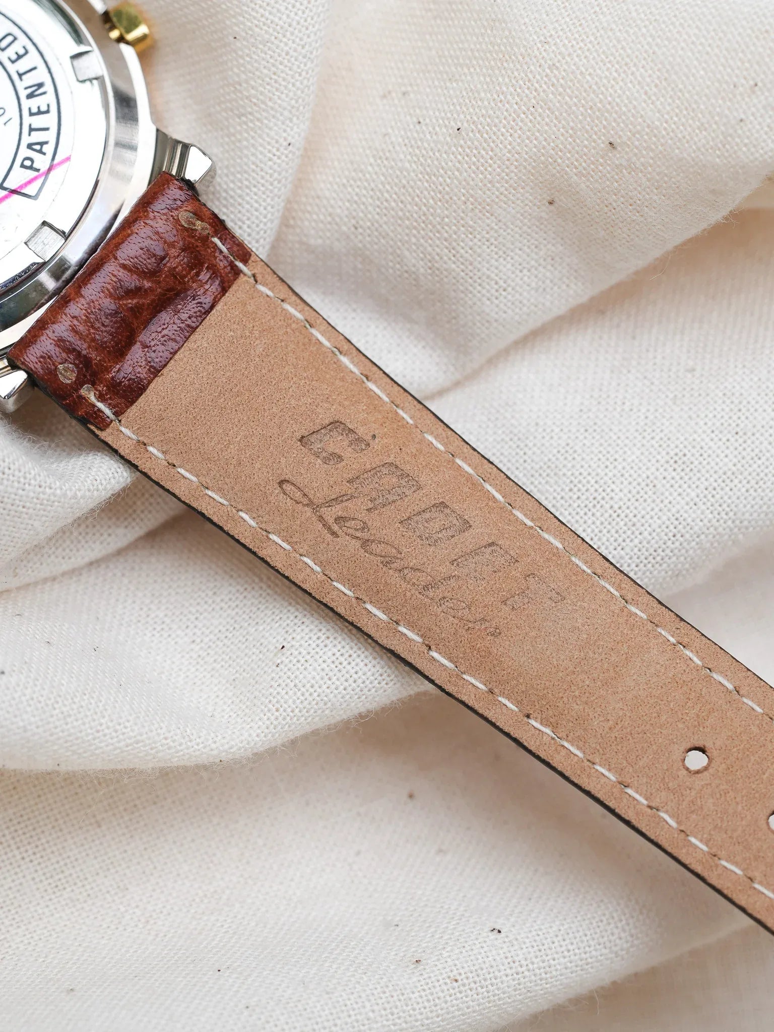 Cadet - Leader Calendrier Acier Or Lunette Verte - NOS - 1980s - Atelier Victor