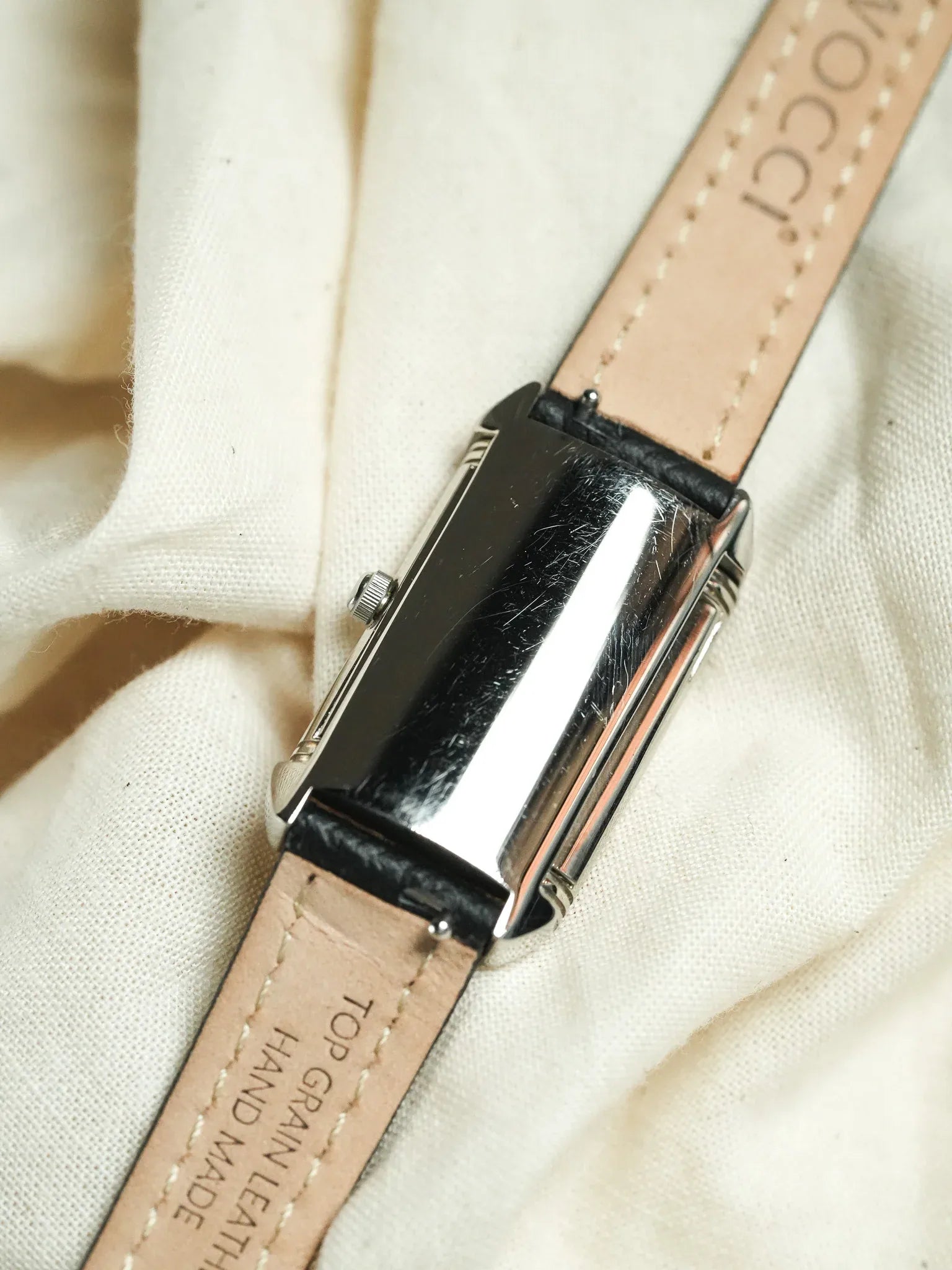 Capital - Tank Reverso Acier Cadran blanc Quartz - 1990s - Atelier Victor - Vintage Shop