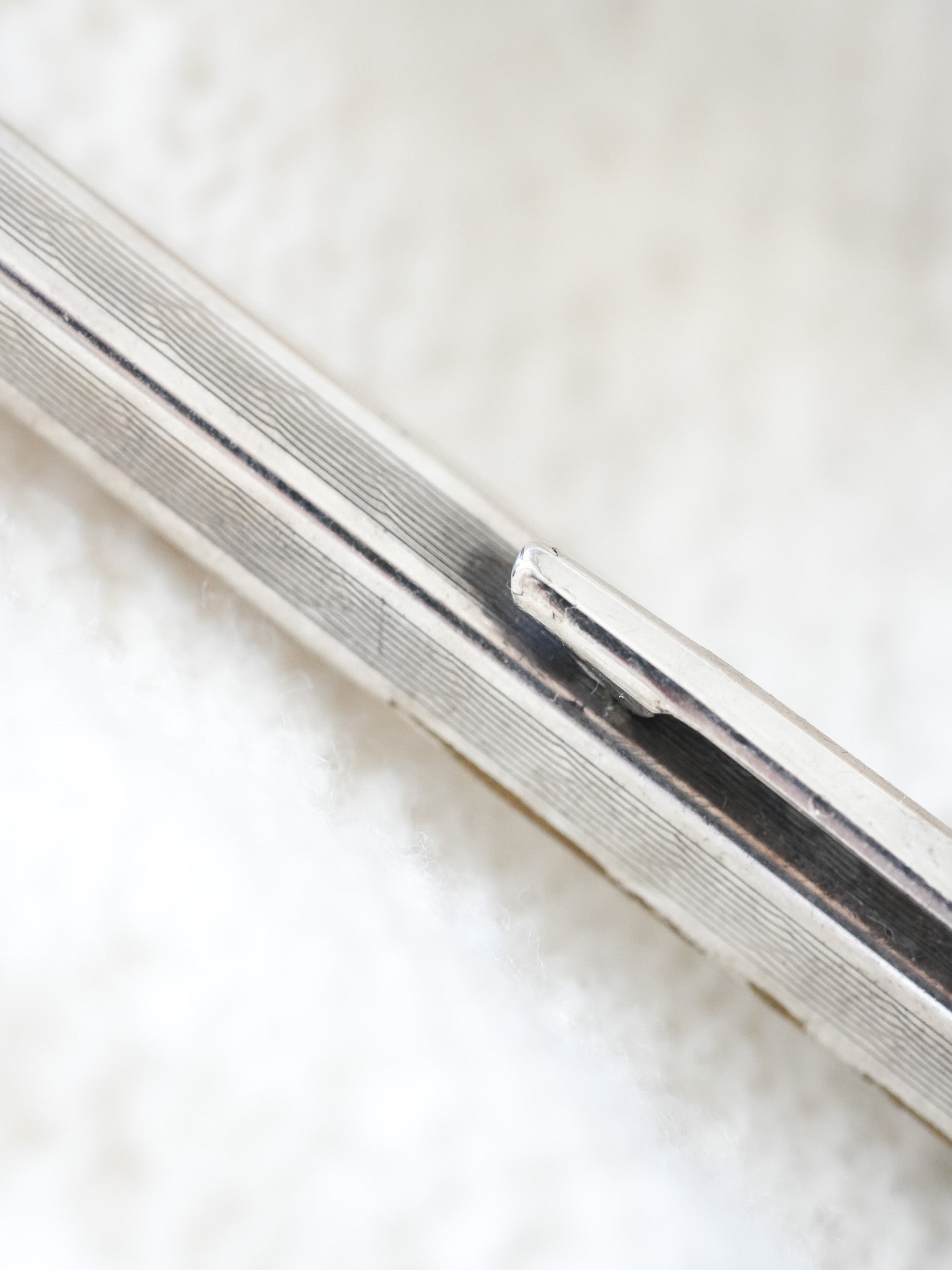 Caran d'ache - Stylo bille ECRIDOR plaqué argent - 1970s - Atelier Victor - Vintage Shop
