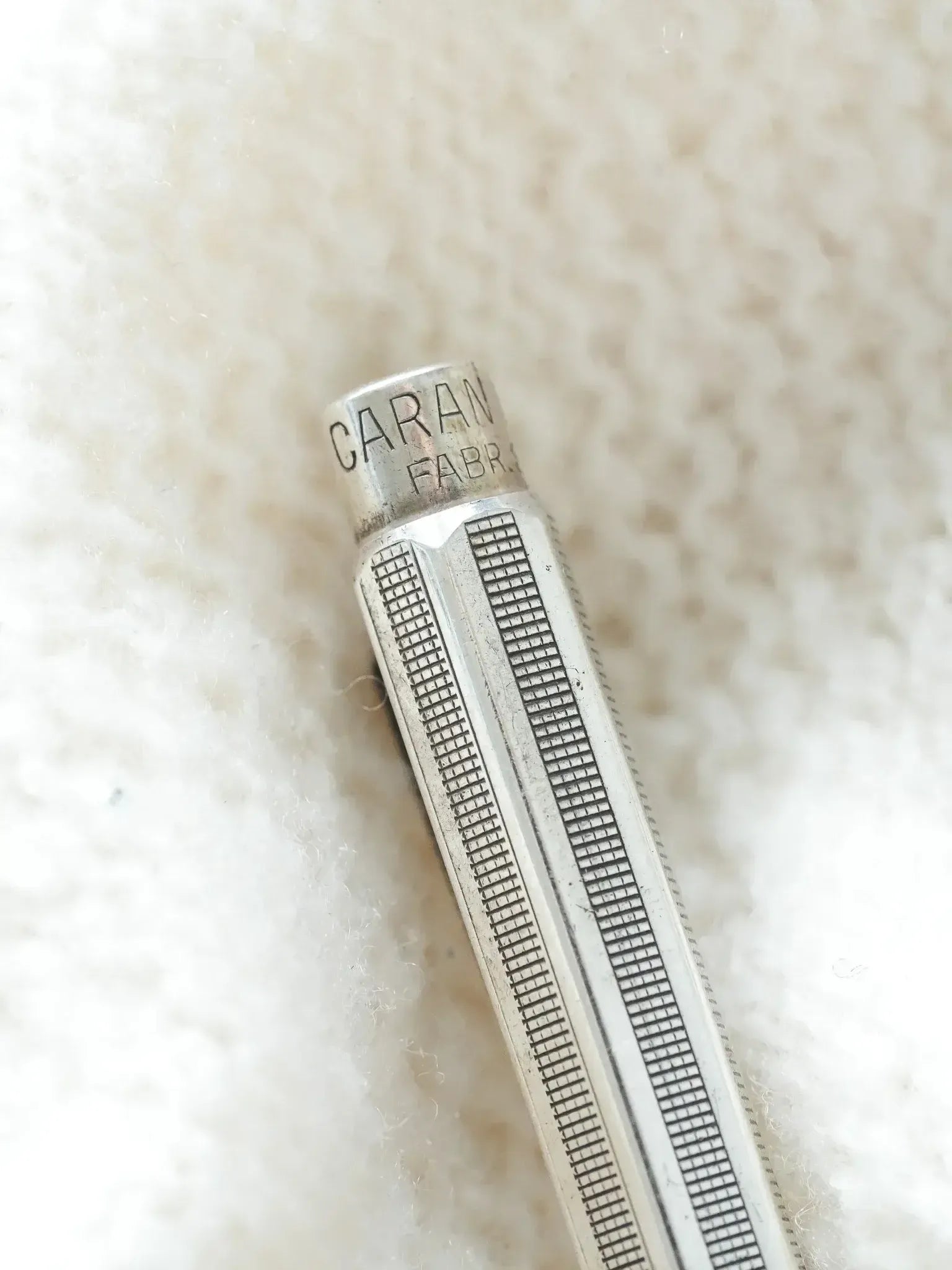 Caran d'ache - Stylo porte mine ECRIDOR plaqué argent - 1970s - Atelier Victor