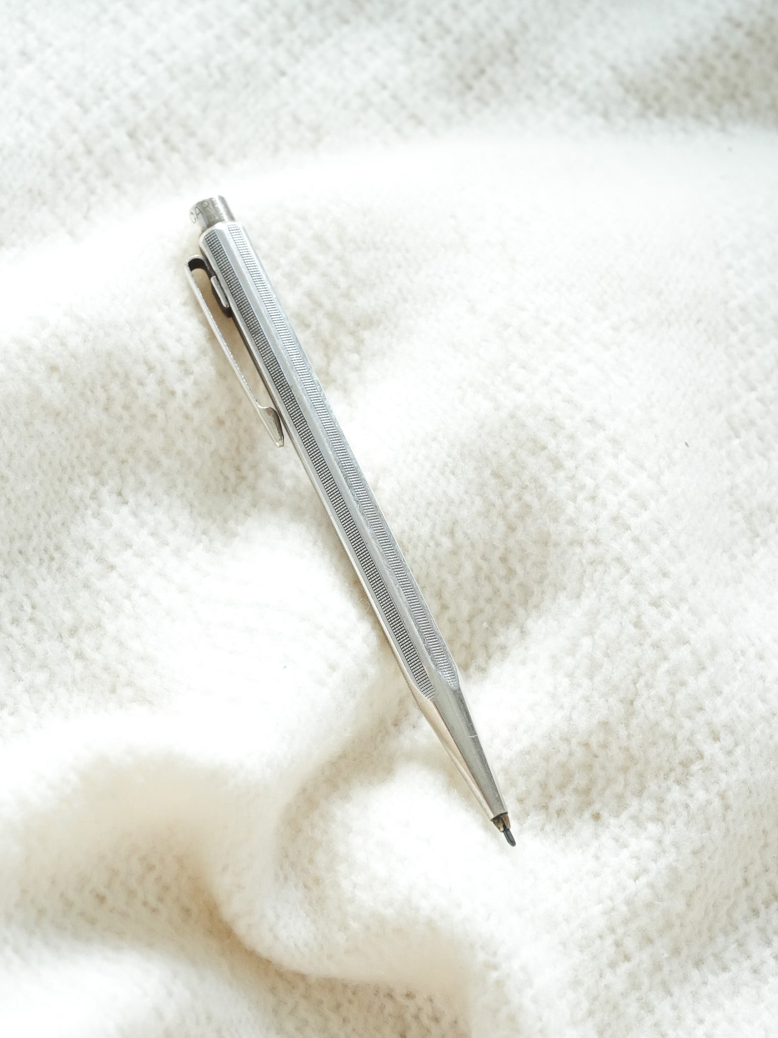 Caran d'ache - Stylo porte mine ECRIDOR plaqué argent - 1970s - Atelier Victor - Vintage Shop