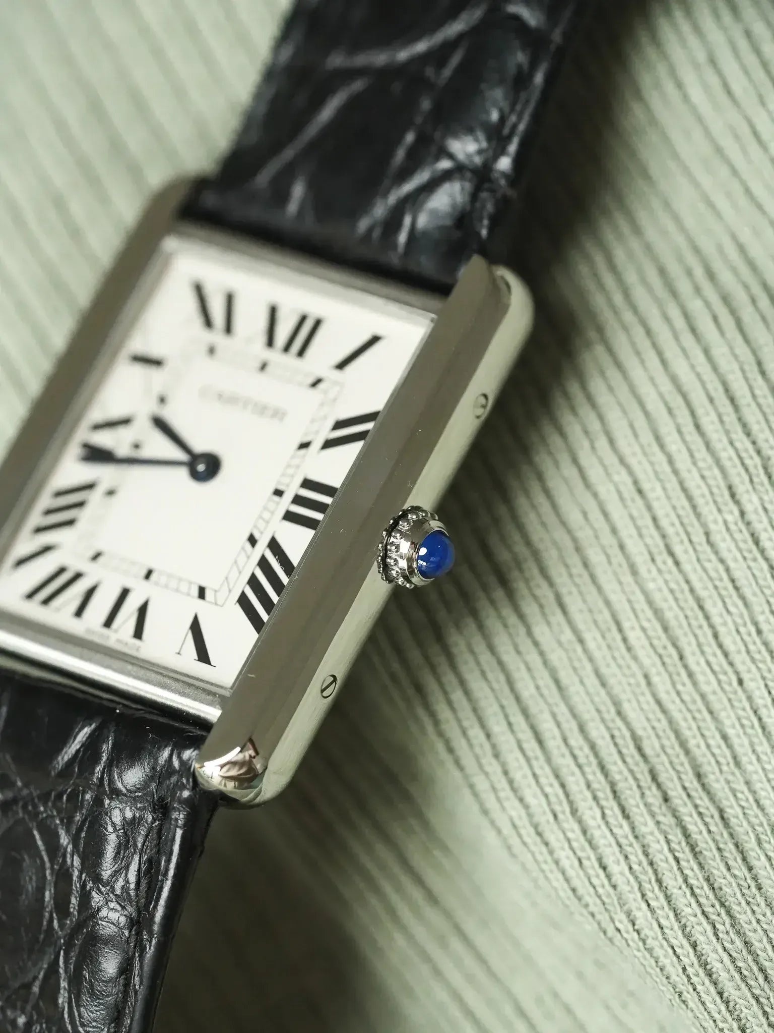 Cartier - 3169 Tank Solo Large Acier Quartz - 2010s - Atelier Victor