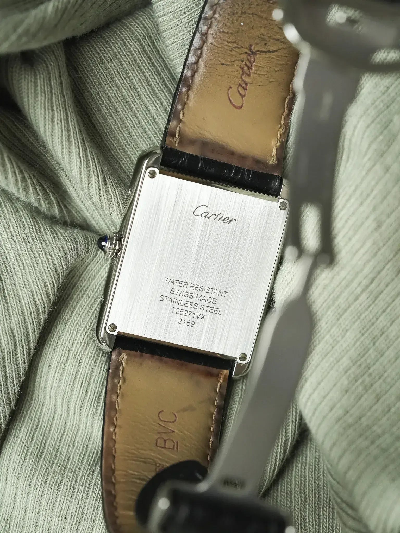 Cartier - 3169 Tank Solo Large Acier Quartz - 2010s - Atelier Victor