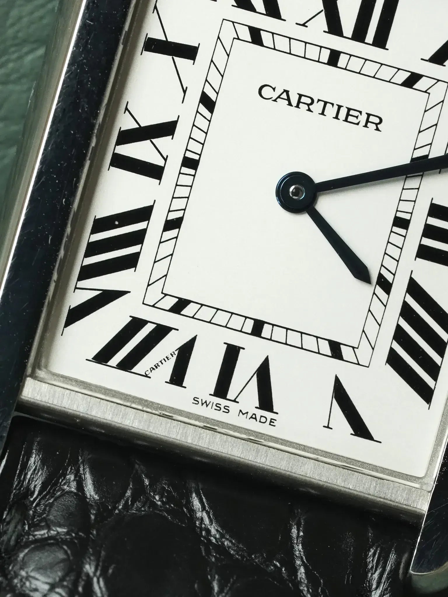 Cartier - 3169 Tank Solo Large Acier Quartz Boucle déployante - 2010s - Atelier Victor