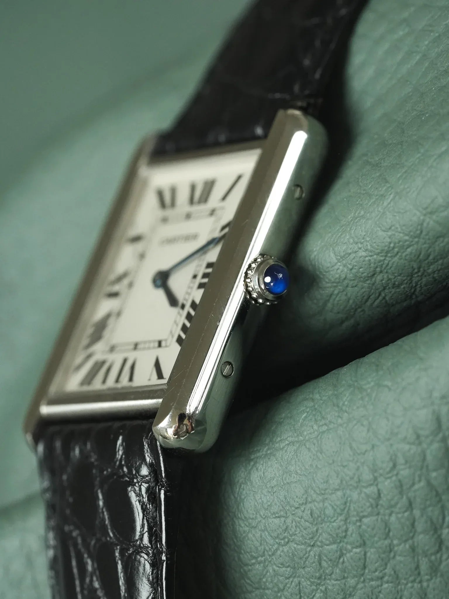 Cartier - 3169 Tank Solo 大型钢石英折叠扣 - 2010年代