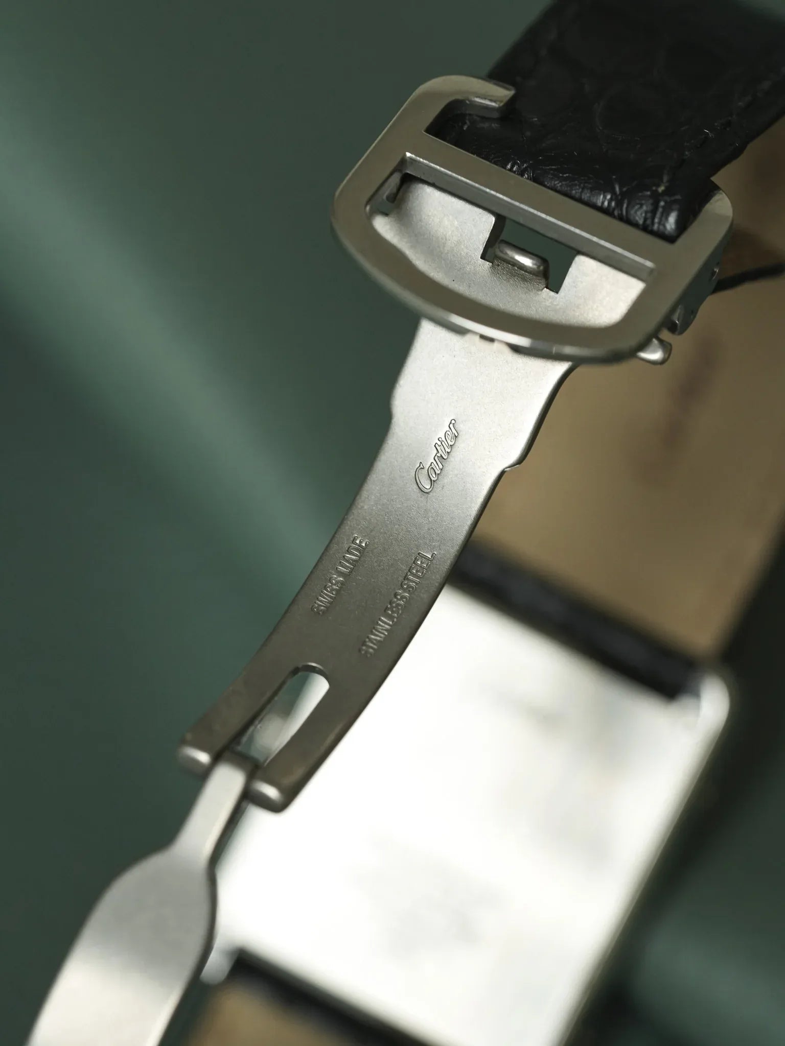 Cartier - 3169 Tank Solo 大型钢石英折叠扣 - 2010年代