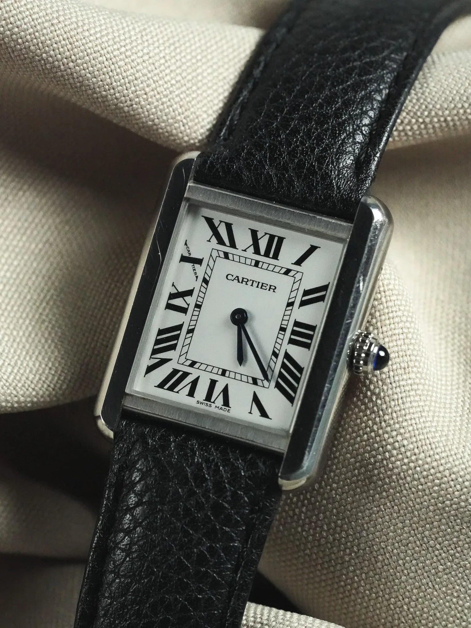 Cartier - 3170 Tank Solo Acier Quartz - 2010s - Atelier Victor