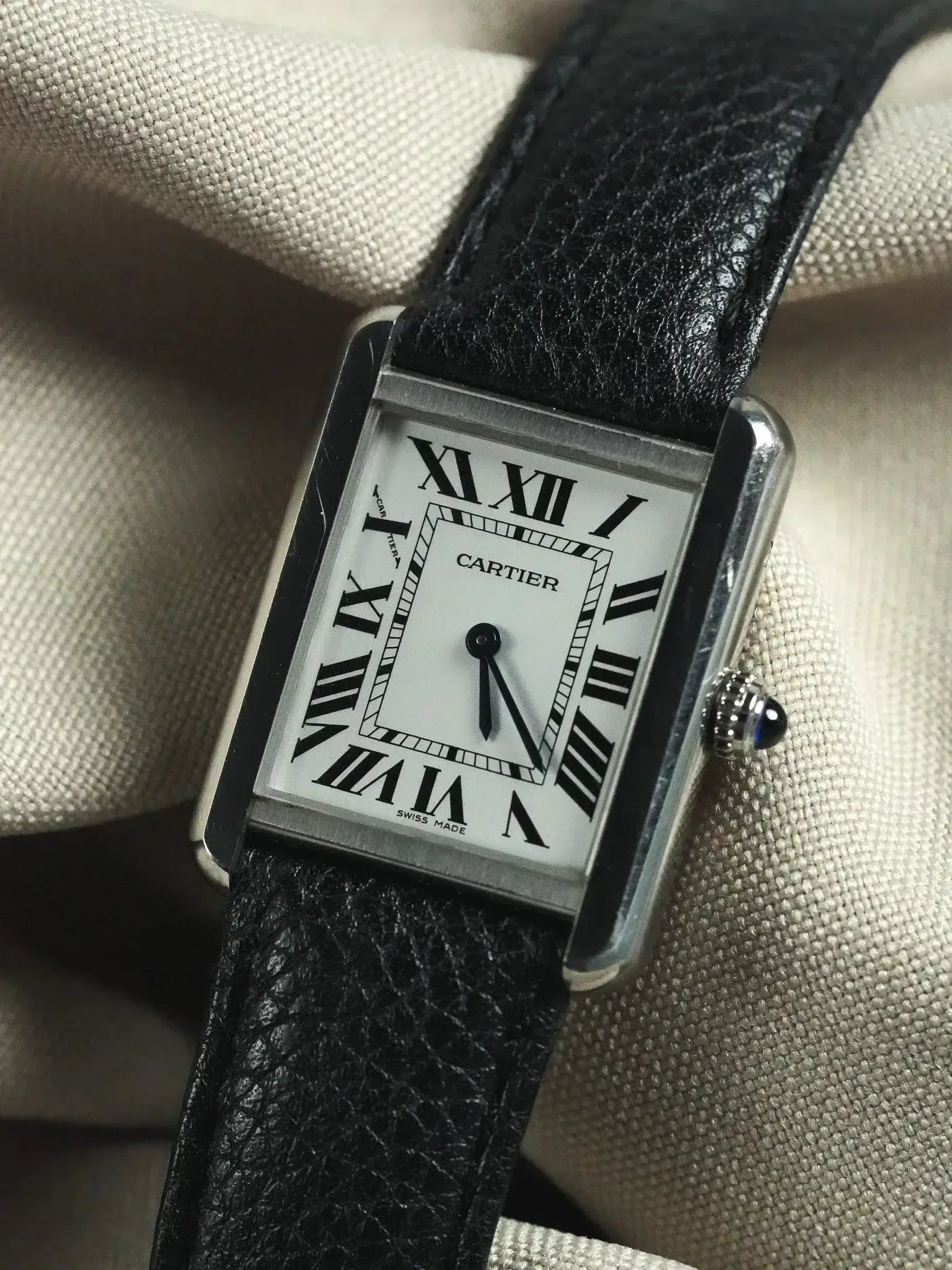 Cartier - 3170 Tank Solo Acier Quartz - 2010s - Atelier Victor