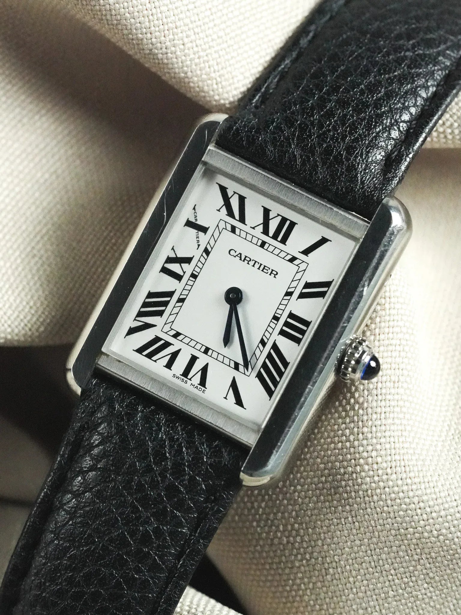 Cartier - 3170 Tank Solo Acier Quartz - 2010s - Atelier Victor