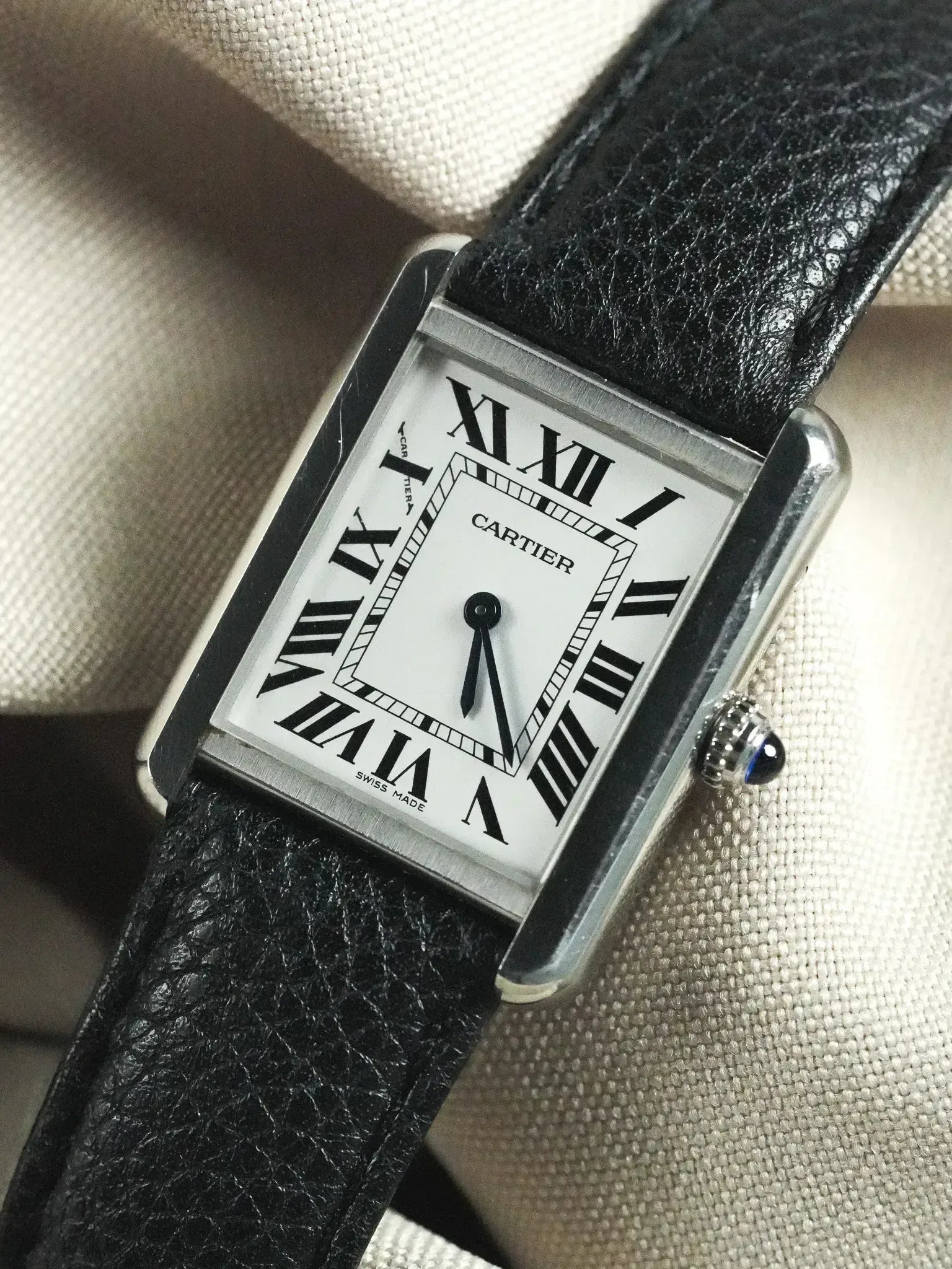 Cartier - 3170 Tank Solo Acier Quartz - 2010s - Atelier Victor