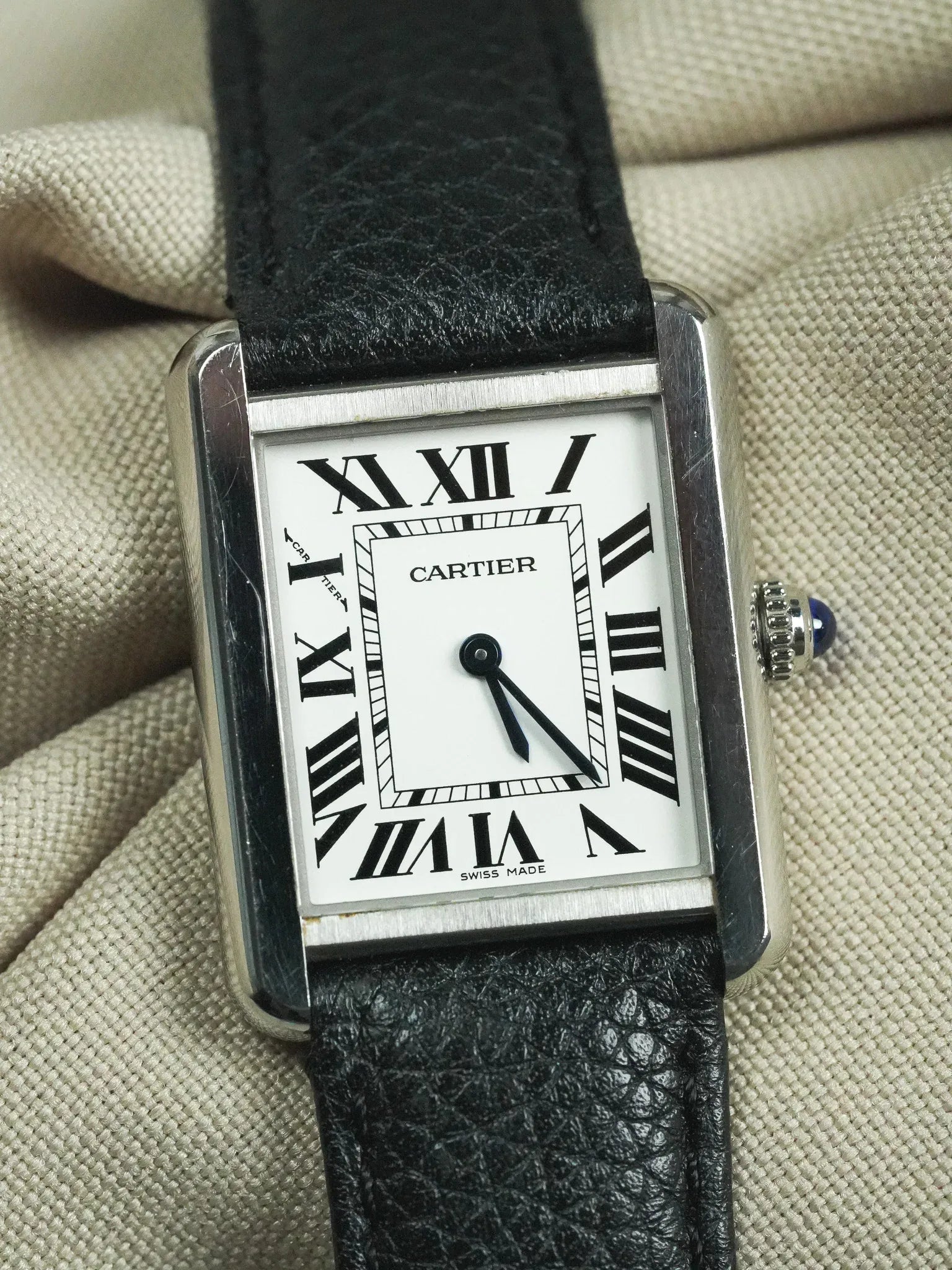 Cartier - 3170 Tank Solo Acier Quartz - 2010s - Atelier Victor