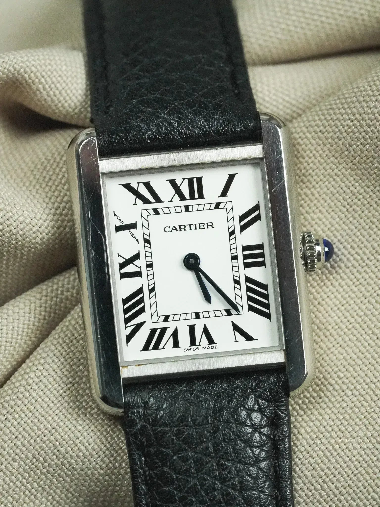 Cartier - 3170 Tank Solo Acier Quartz - 2010s - Atelier Victor