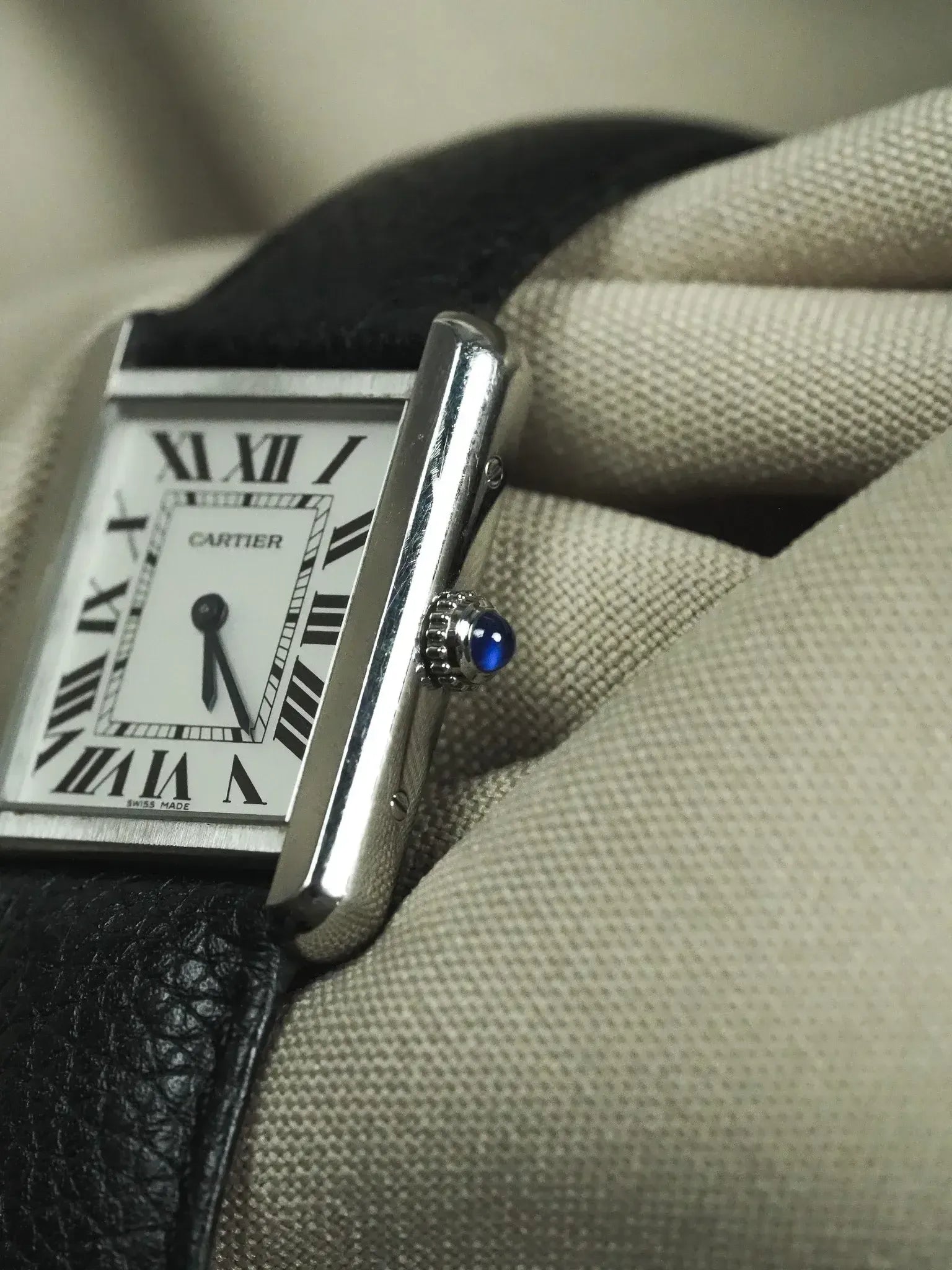 Cartier - 3170 Tank Solo Acier Quartz - 2010s - Atelier Victor