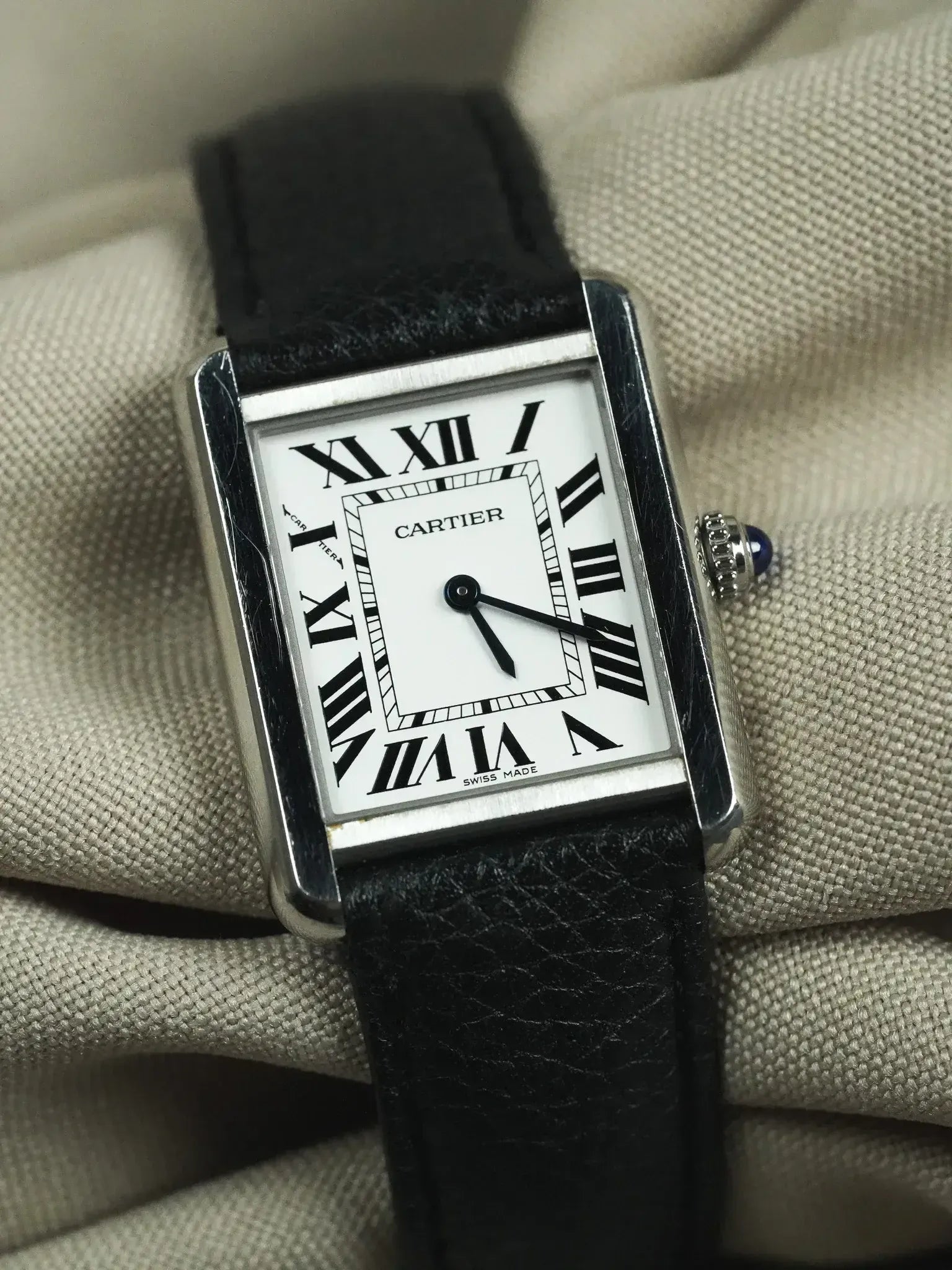 Cartier - 3170 Tank Solo Acier Quartz - 2010s - Atelier Victor