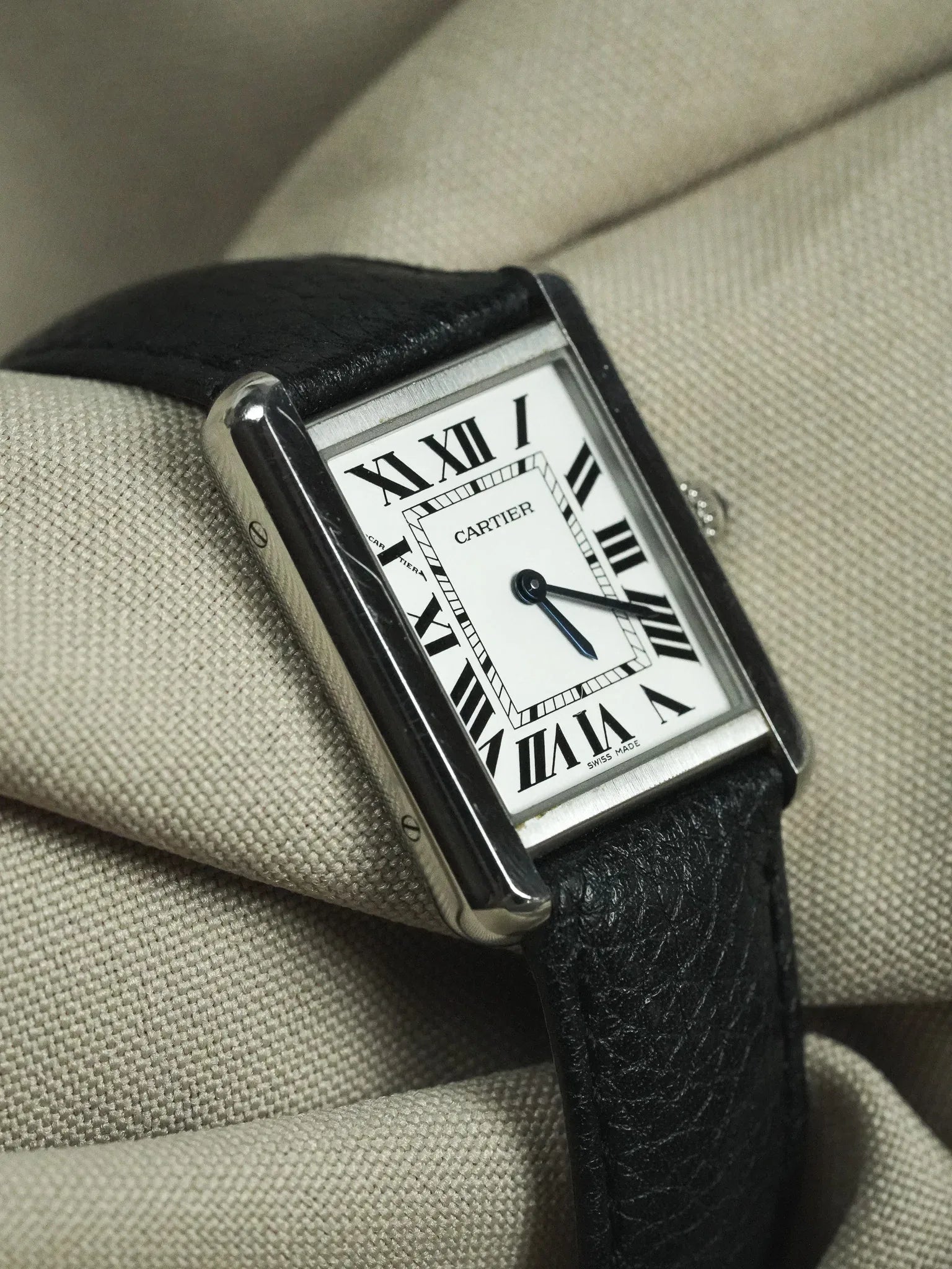Cartier - 3170 Tank Solo Acier Quartz - 2010s - Atelier Victor