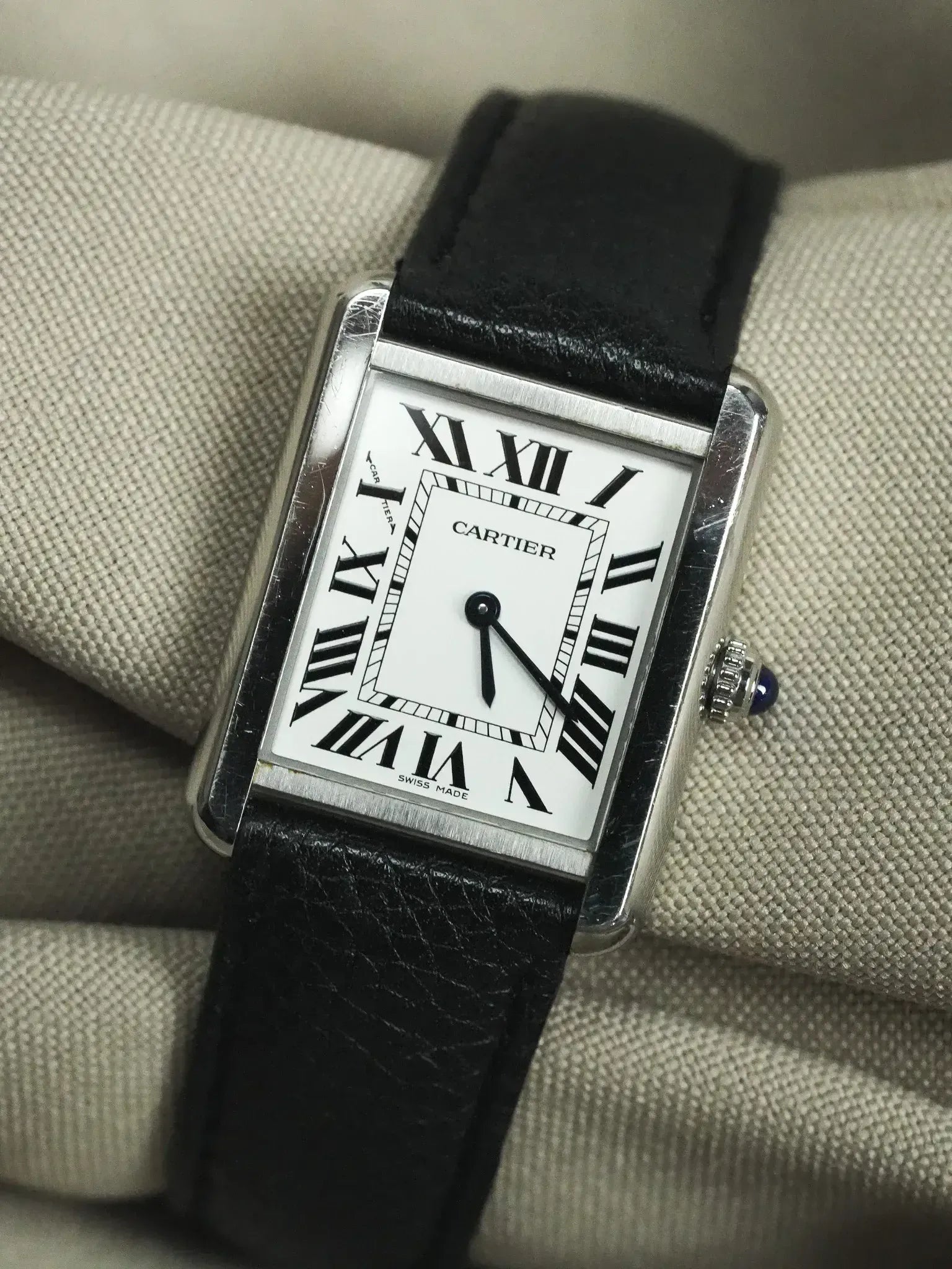 Cartier - 3170 Tank Solo Acier Quartz - 2010s - Atelier Victor