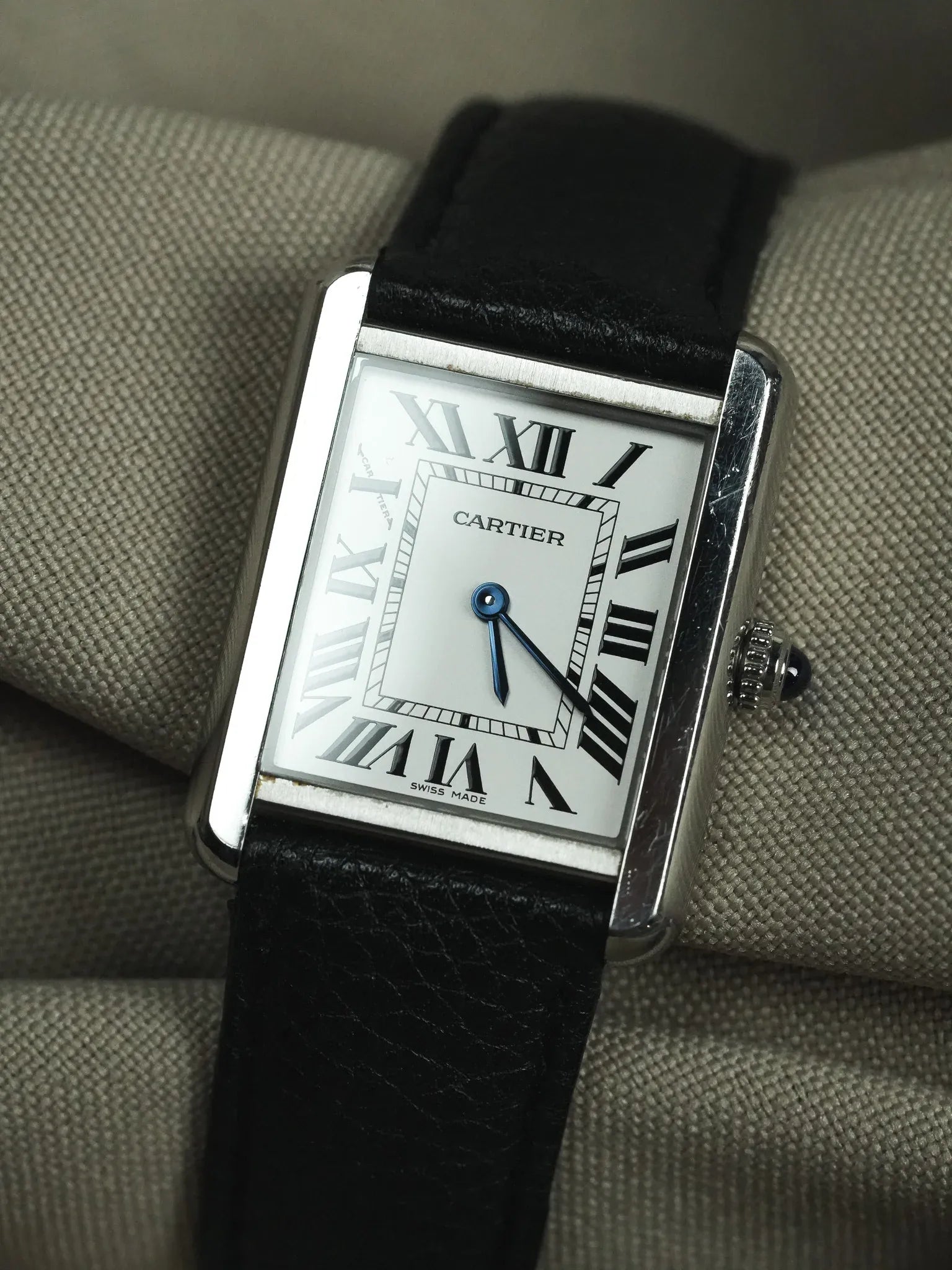 Cartier - 3170 Tank Solo Acier Quartz - 2010s - Atelier Victor
