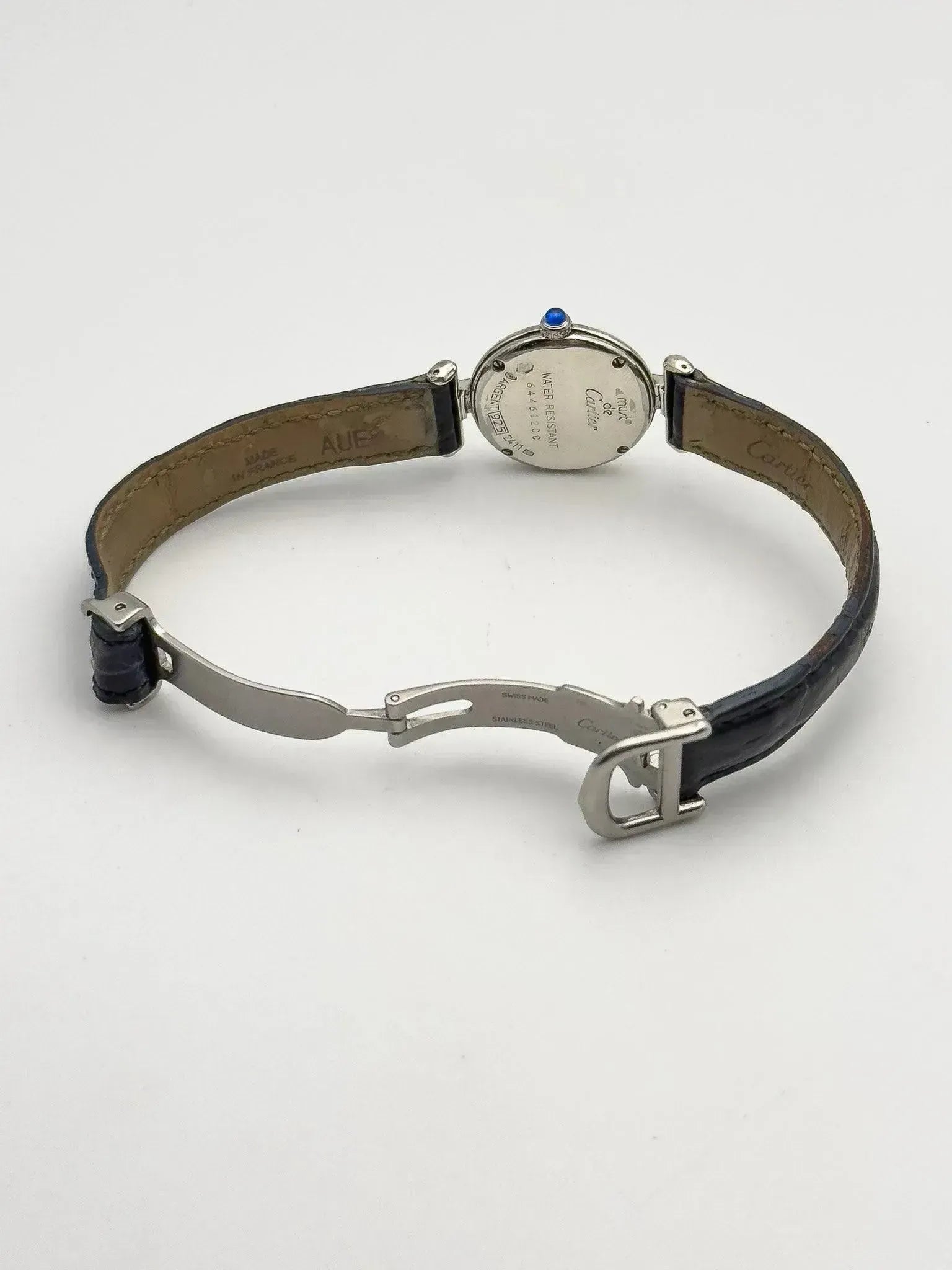 Cartier - Colisée must argent cadran blanc - boîte - 1990s - Atelier Victor