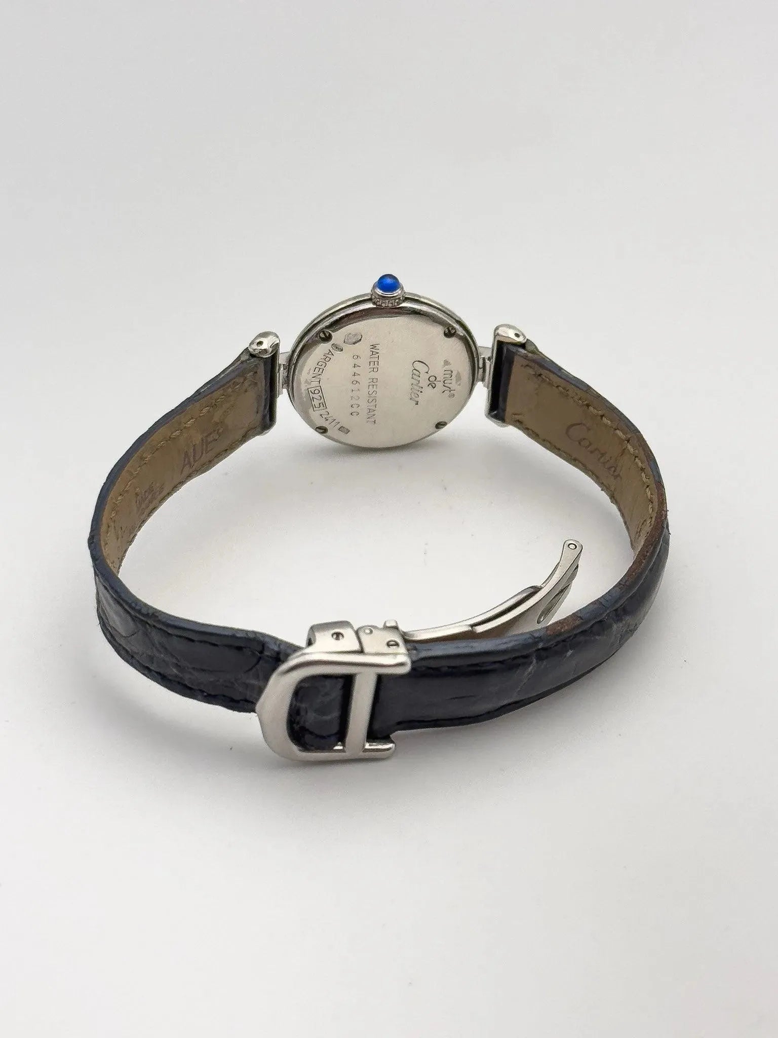 Cartier - Colisée must argent cadran blanc - boîte - 1990s - Atelier Victor - Vintage Shop