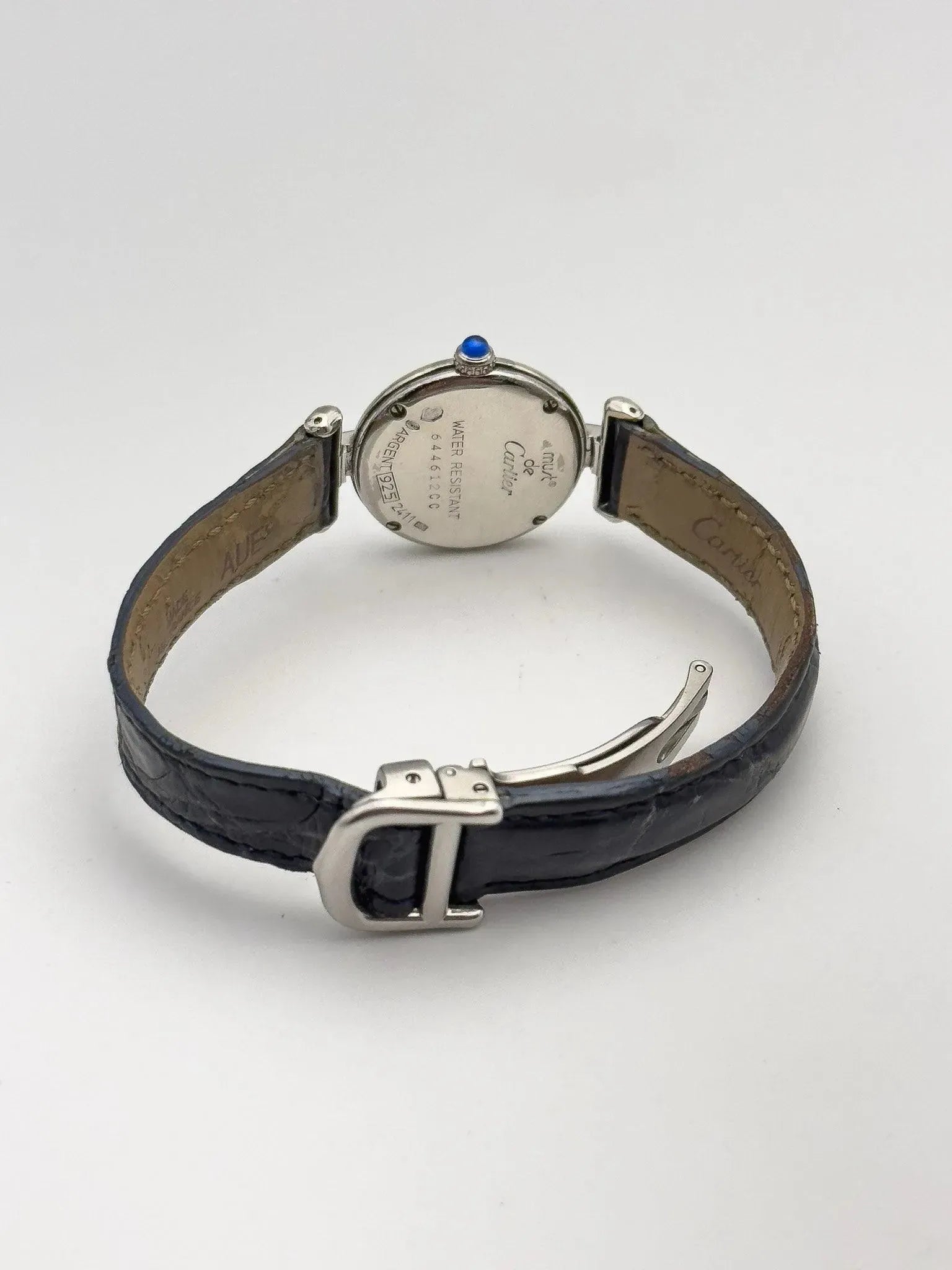 Cartier - Colisée must argent cadran blanc - boîte - 1990s - Atelier Victor - Vintage Shop