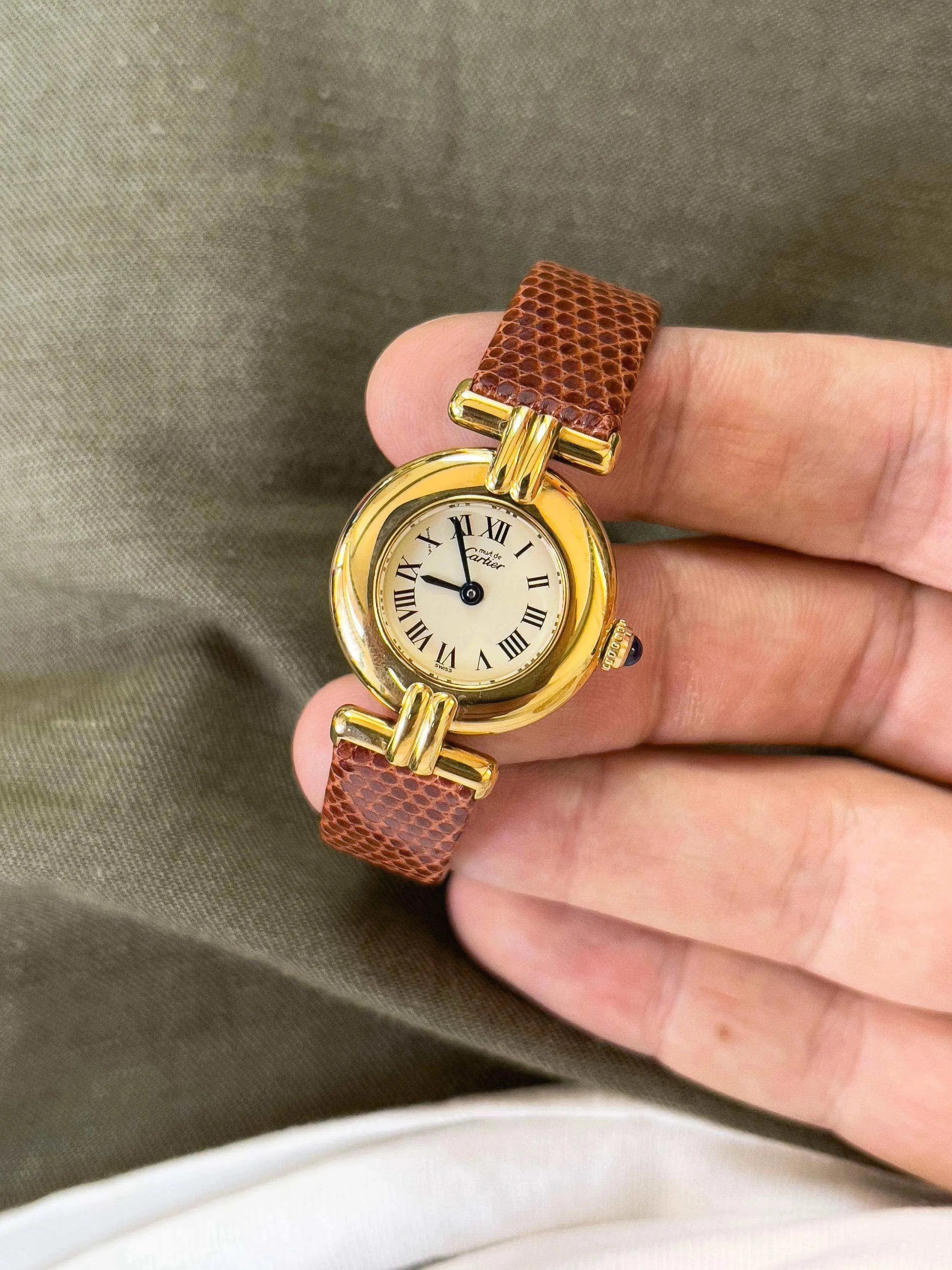 Cartier - Colisée Must Vermeil - boite - 1990s - Atelier Victor Paris - Vintage Watch Shop Dubai