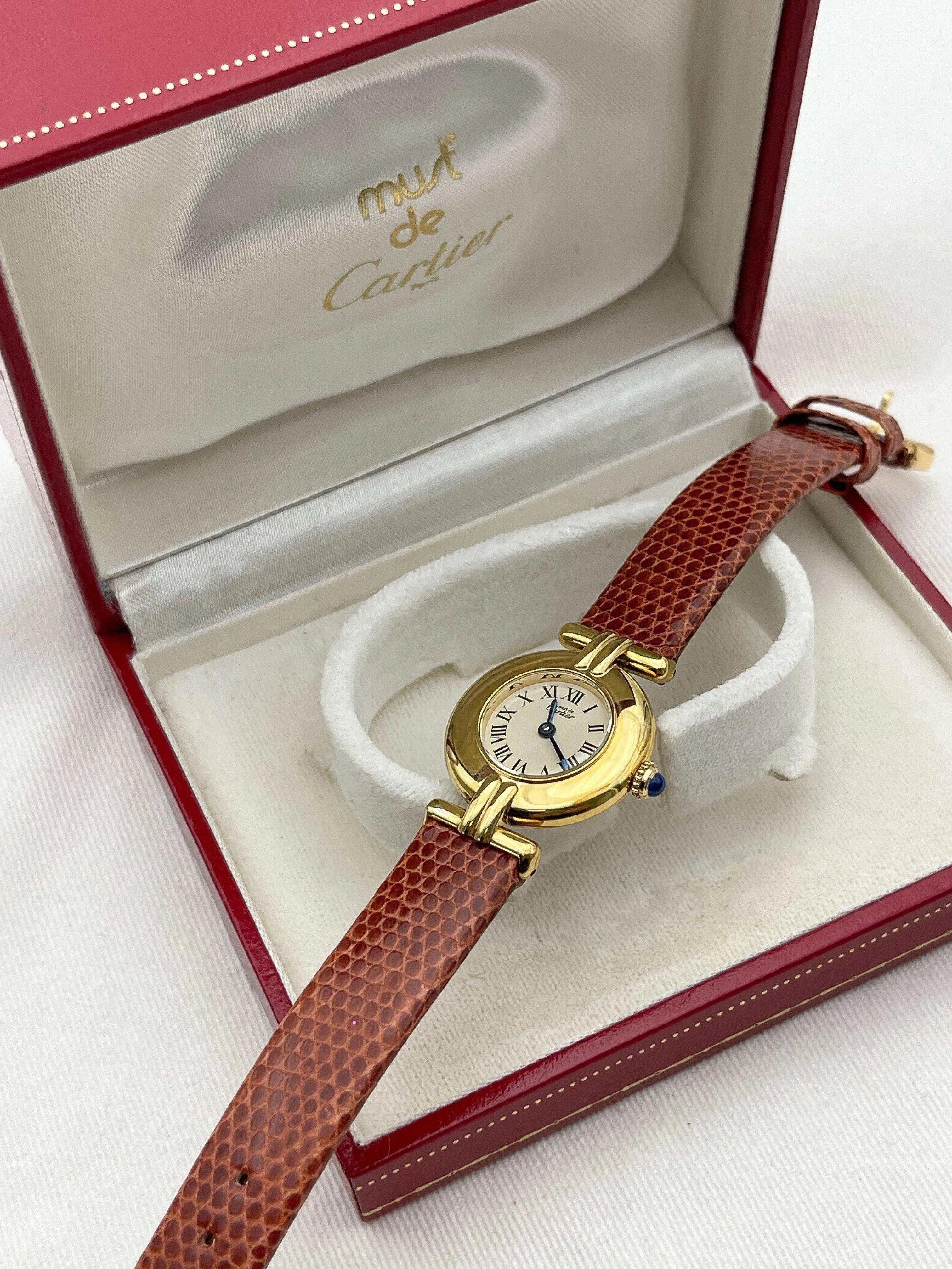 Cartier - Colisée Must Vermeil - boite - 1990s - Atelier Victor Paris - Vintage Watch Shop Dubai