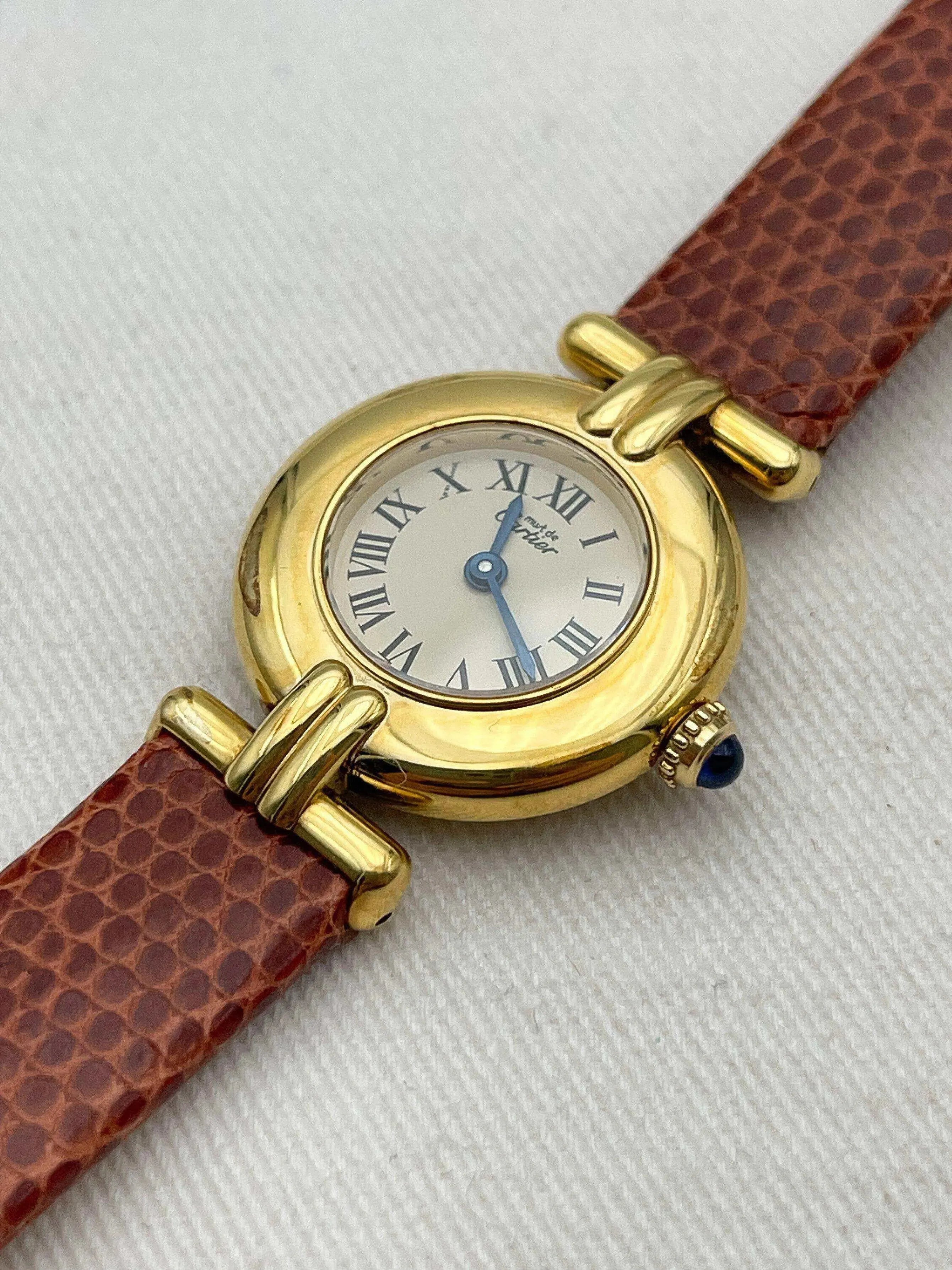 Cartier - Colisée Must Vermeil - boite - 1990s - Atelier Victor Paris - Vintage Watch Shop Dubai