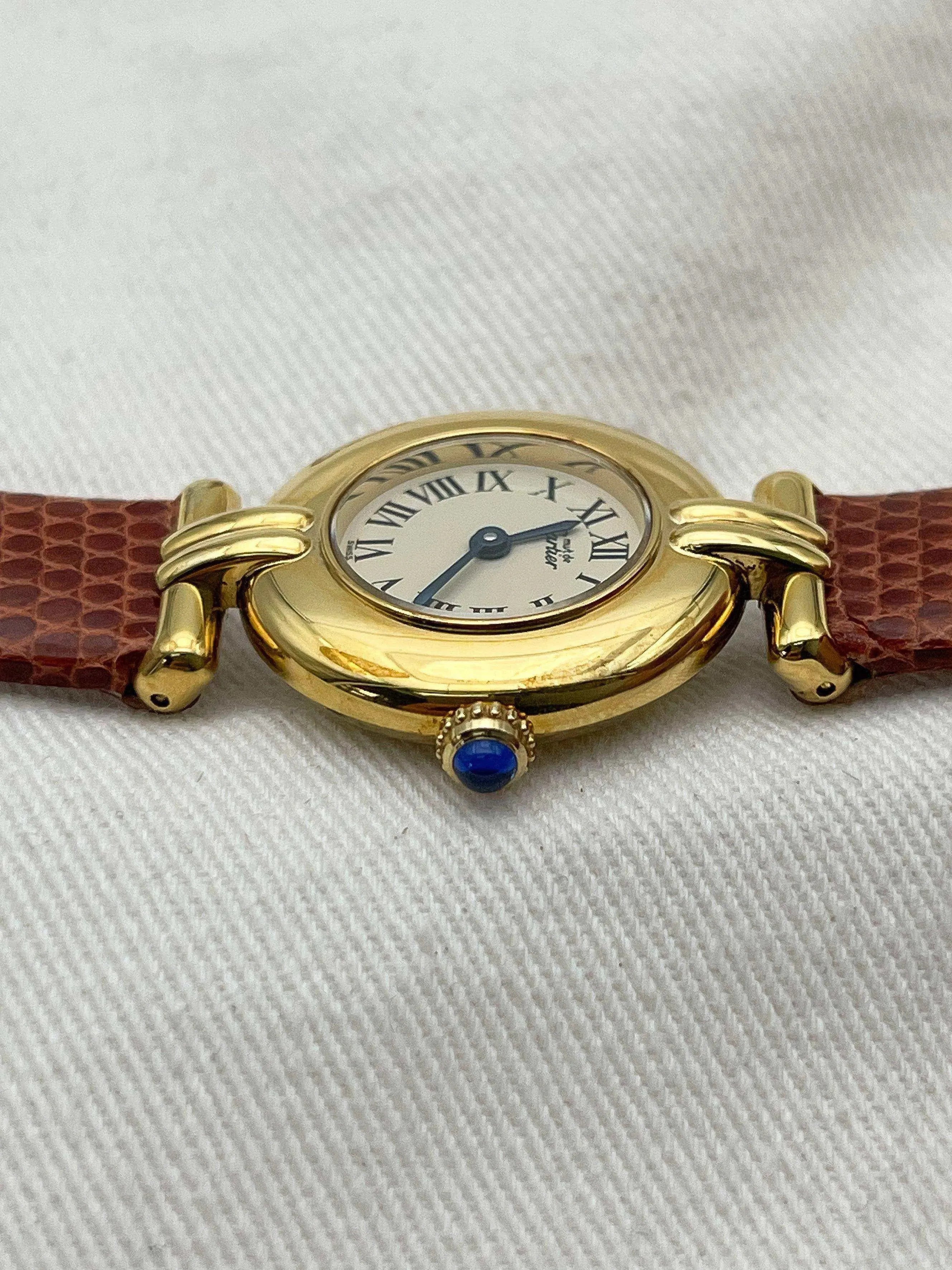 Cartier - Colisée Must Vermeil - boite - 1990s - Atelier Victor Paris - Vintage Watch Shop Dubai