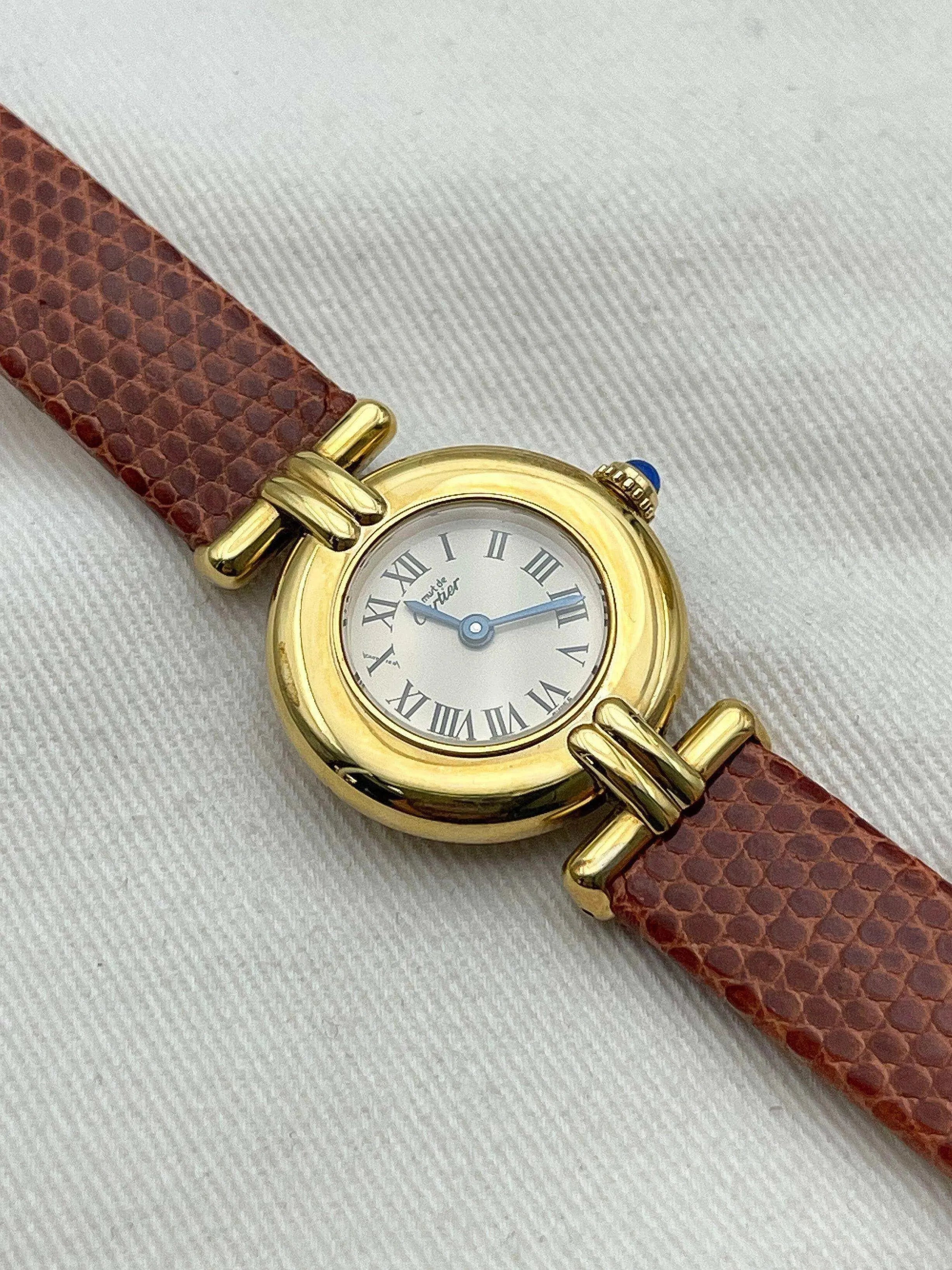 Cartier - Colisée Must Vermeil - boite - 1990s - Atelier Victor Paris - Vintage Watch Shop Dubai