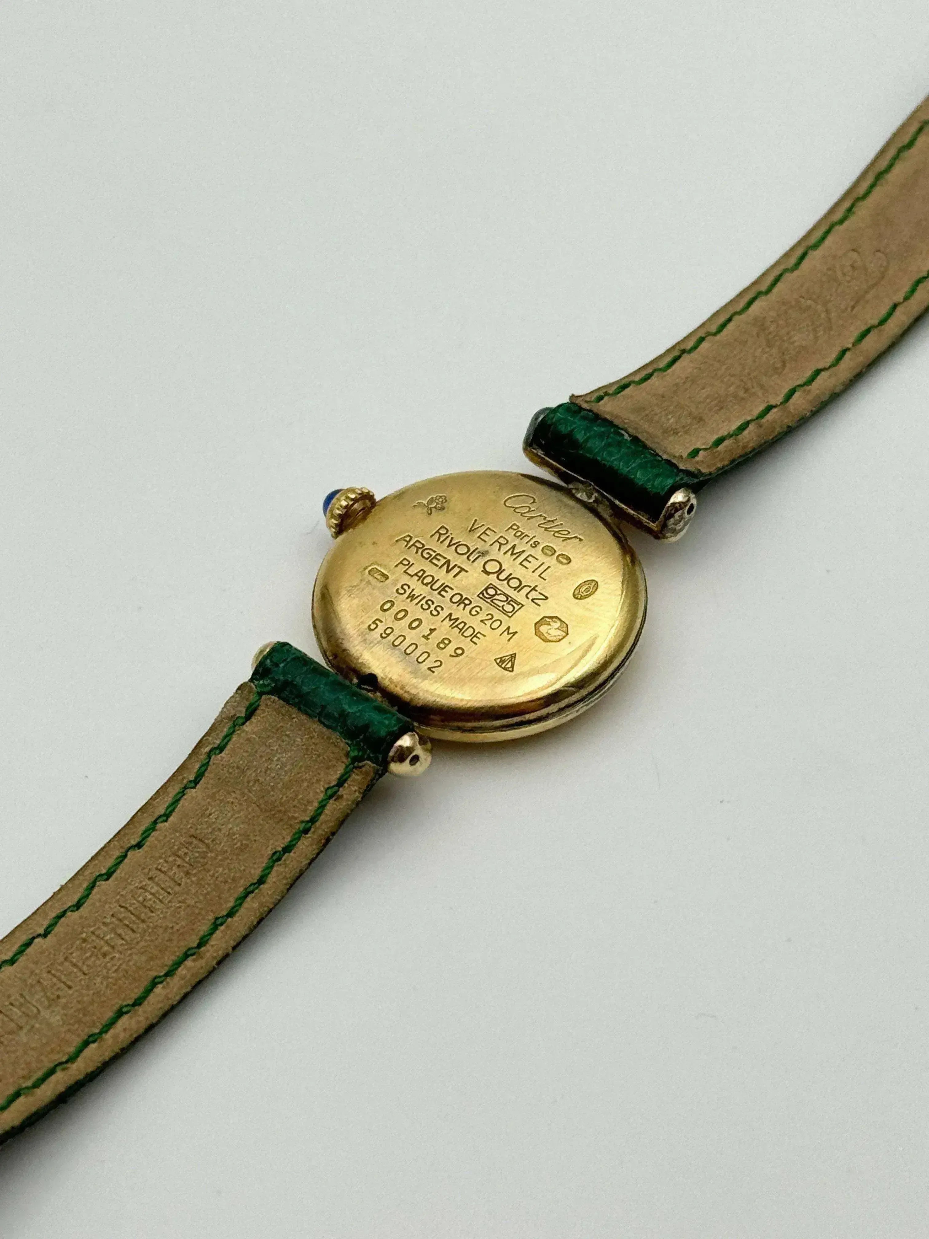 Cartier - Colisée Must Vermeil Noir - 1980s - Atelier Victor