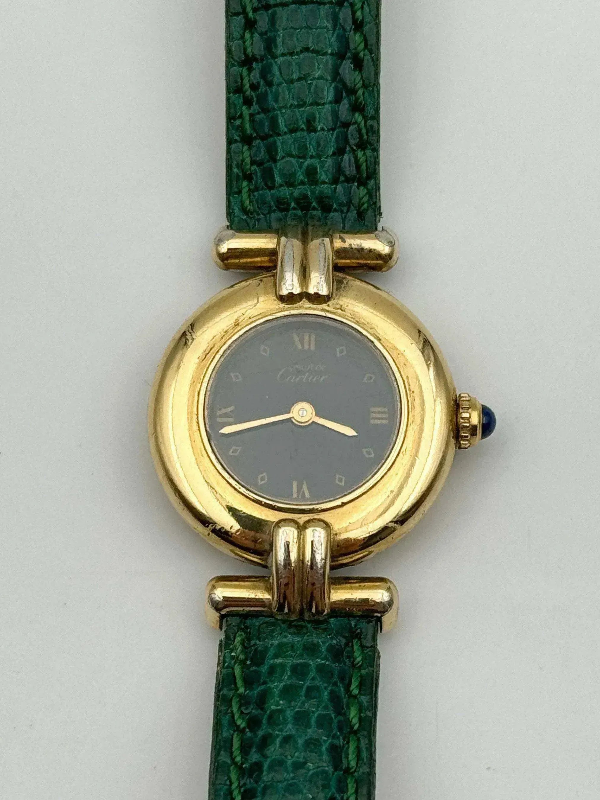 Cartier - Colisée Must Vermeil Noir - 1980s - Atelier Victor