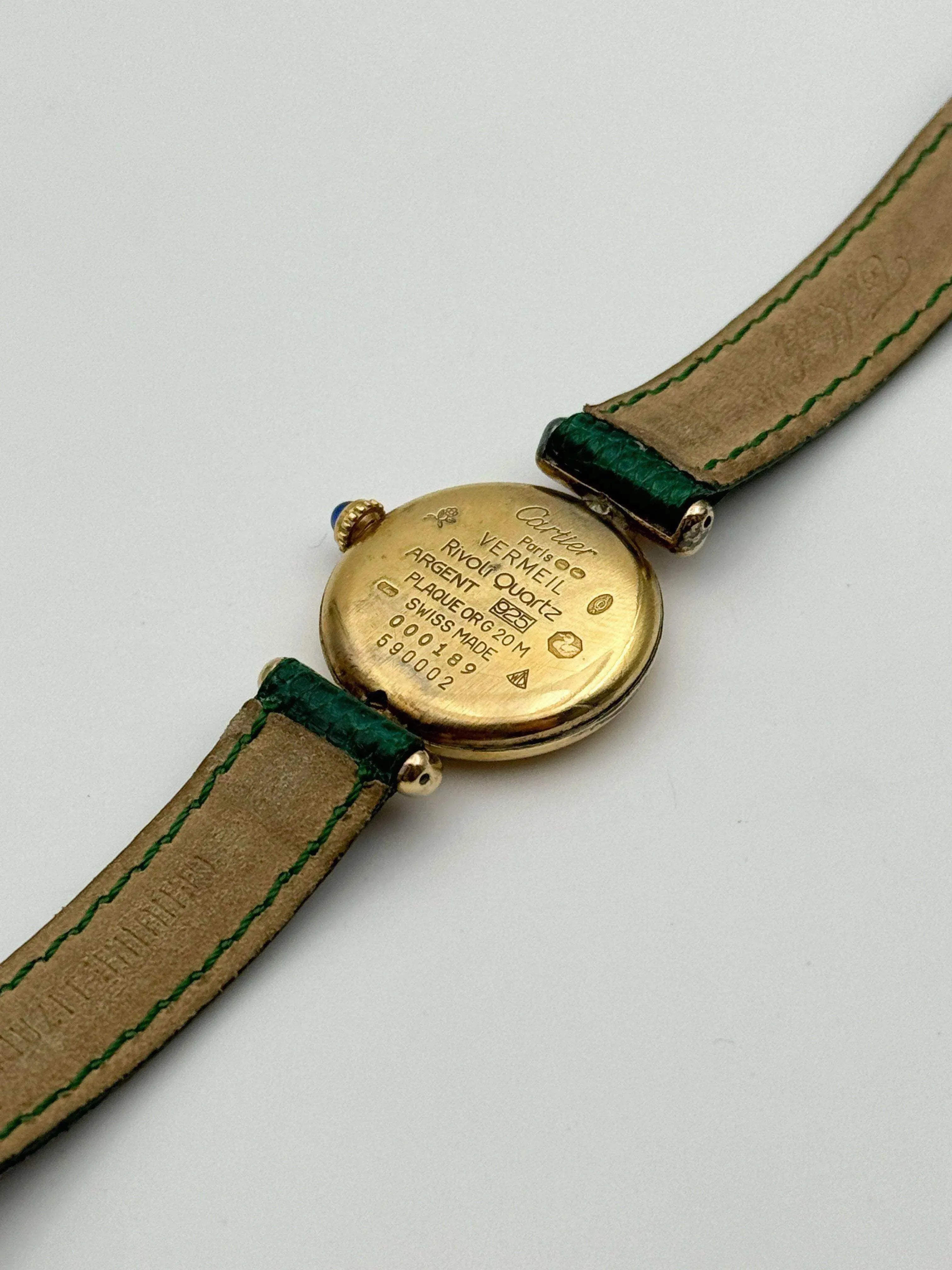 Cartier - Colisée Must Vermeil Noir - 1980s - Atelier Victor - Vintage Shop