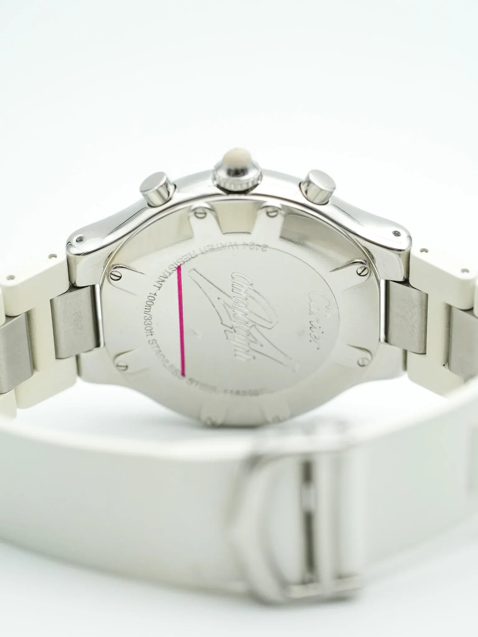 Cartier - Must Chronographe Blanc - 1990s - Atelier Victor - Vintage Shop
