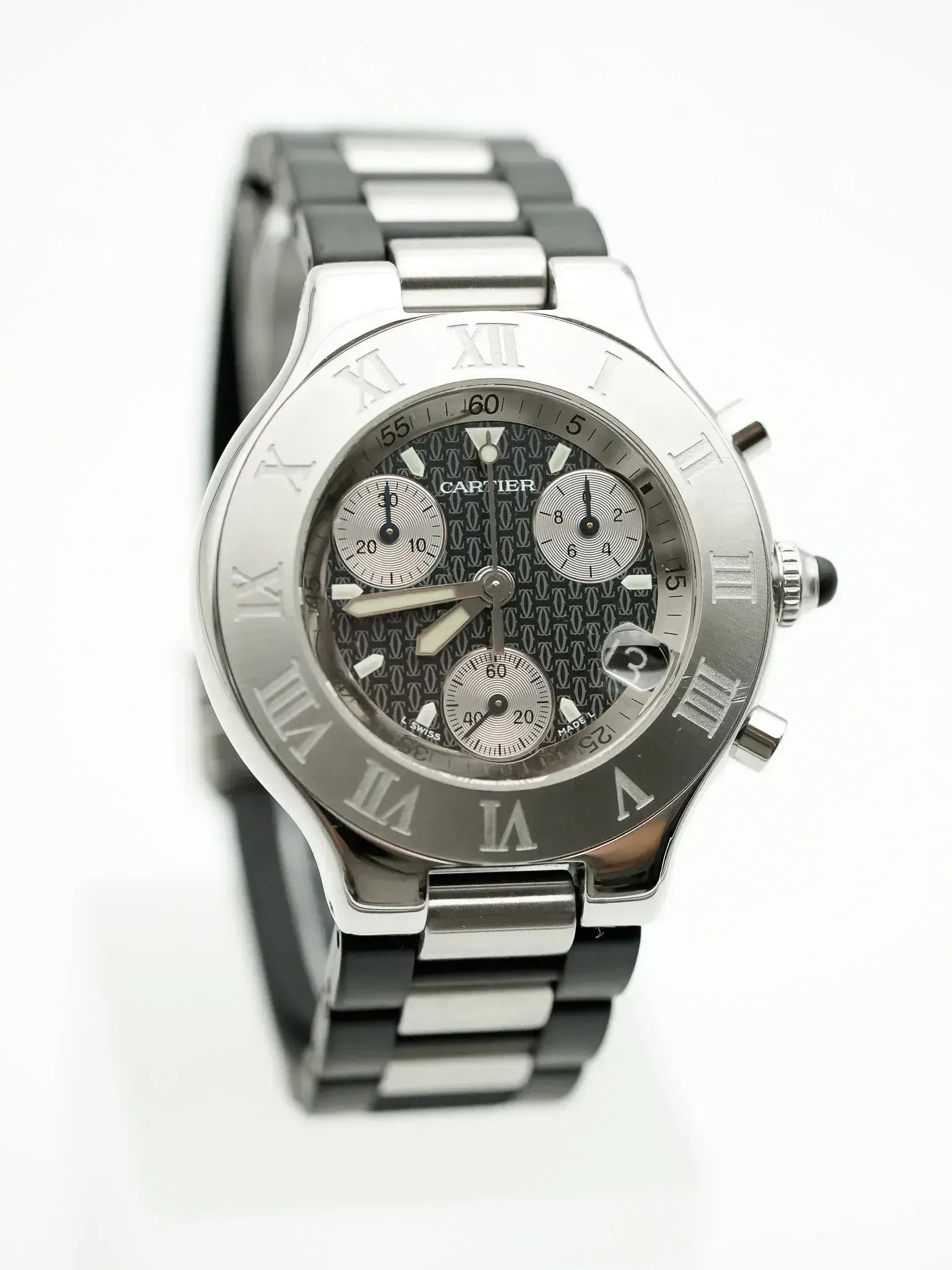 Cartier - Must Chronographe Noir 2424 - 1990s - Atelier Victor
