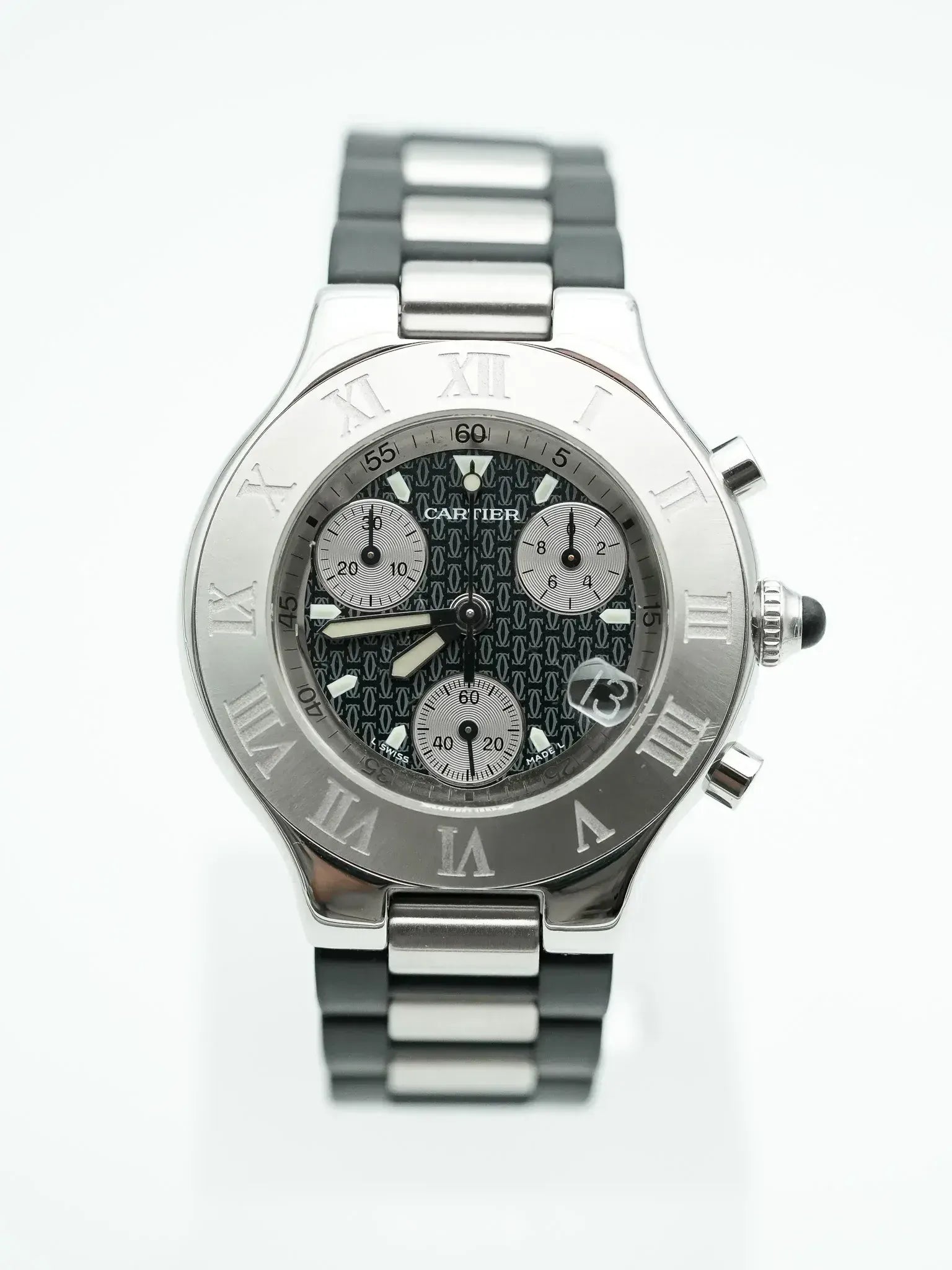 Cartier - Must Chronographe Noir 2424 - 1990s - Atelier Victor