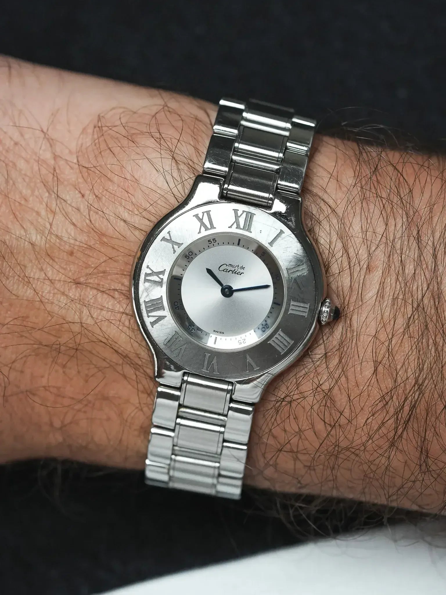 Cartier - Must de Cartier 21 1330 acier moyen modèle unisexe - 1990s