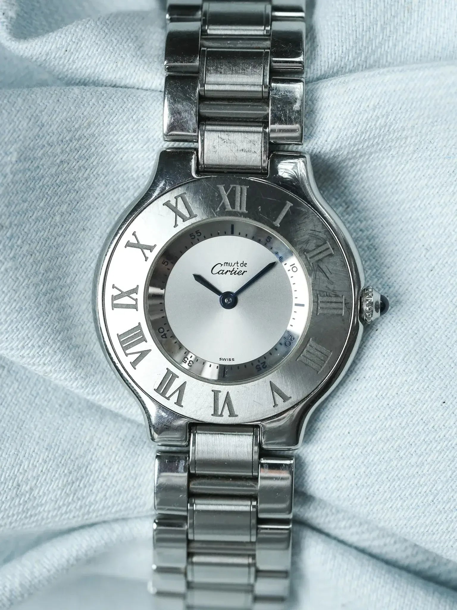 Cartier - Must de Cartier 21 1330 acero medio modelo unisex - 1990s