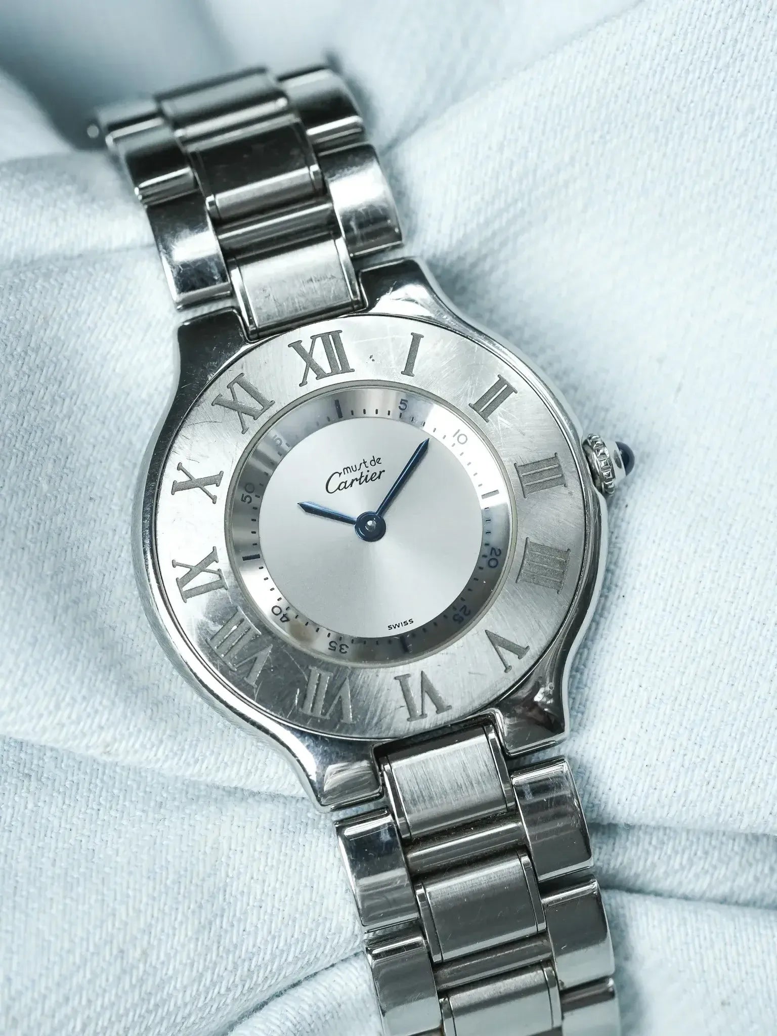 Cartier - Must de Cartier 21 1330 acero medio modelo unisex - 1990s