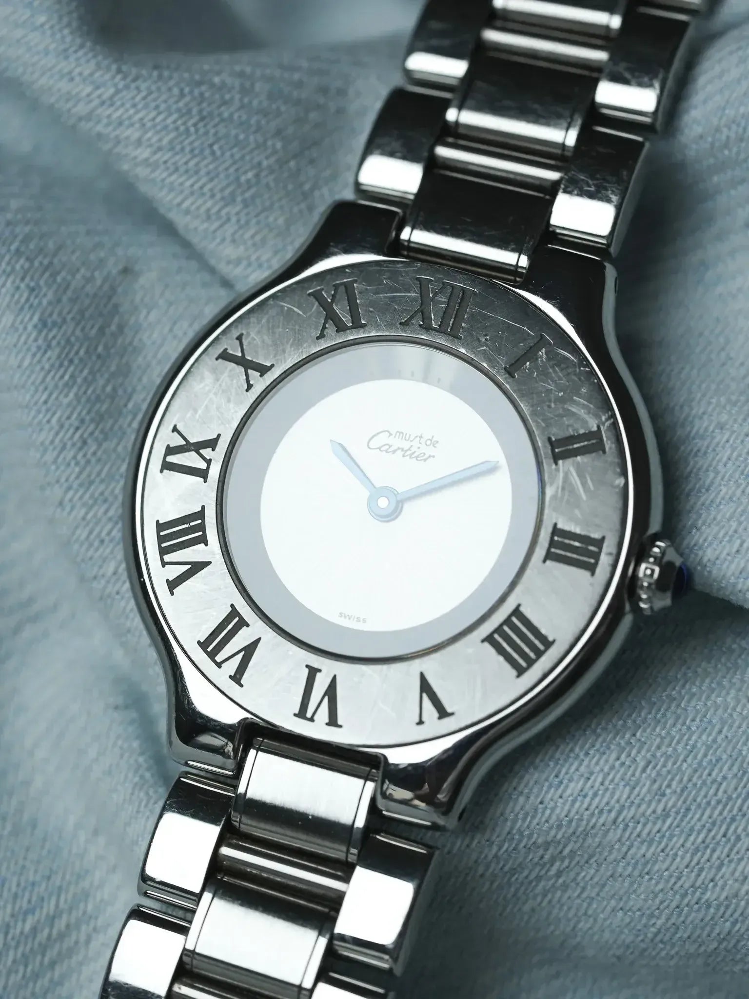 Cartier - Must de Cartier 21 1330 acero medio modelo unisex - 1990s