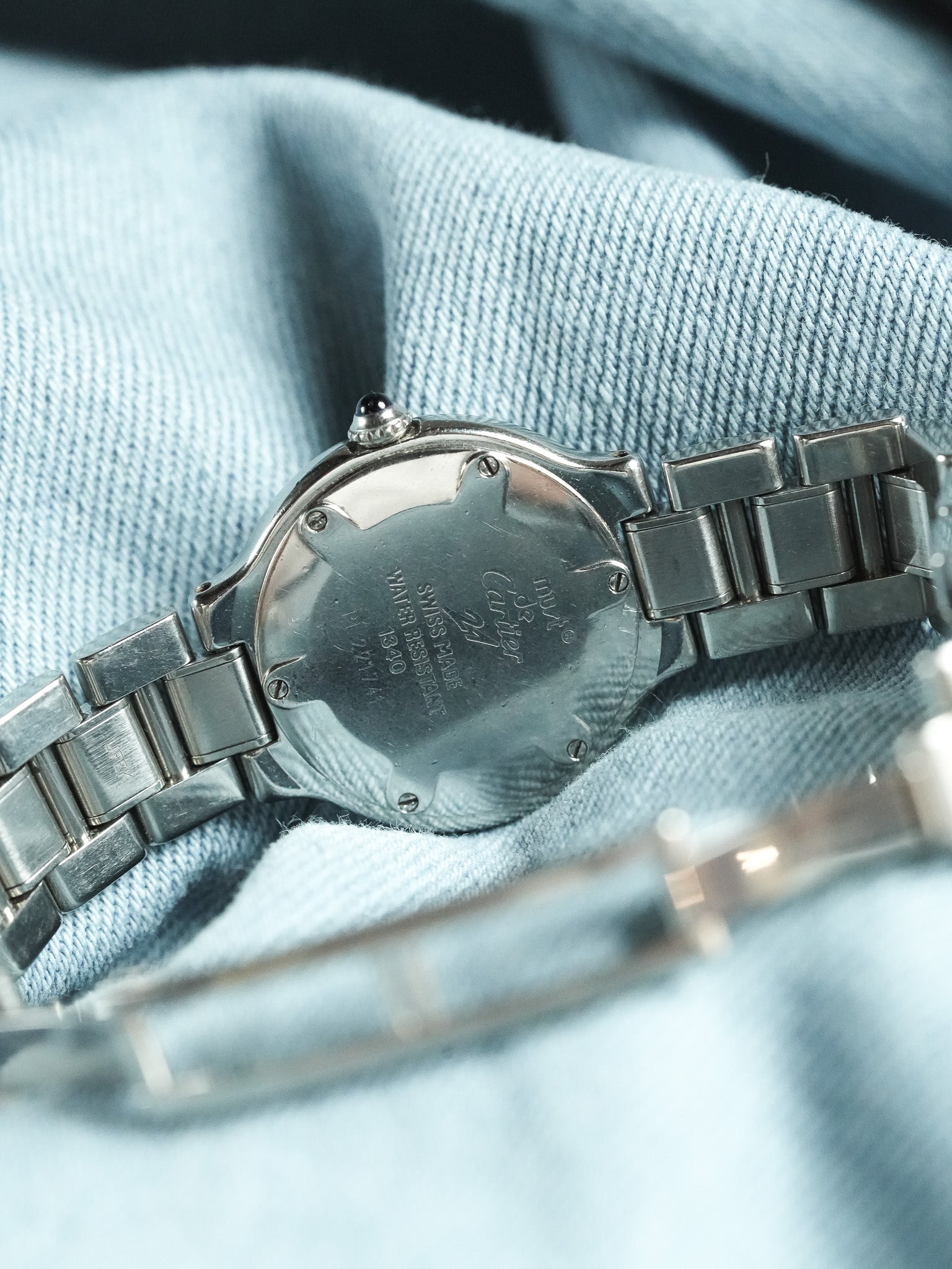 Cartier - Must de Cartier 21 1340 petit modèle Acier Femme - 1990s - Atelier Victor - Vintage Shop