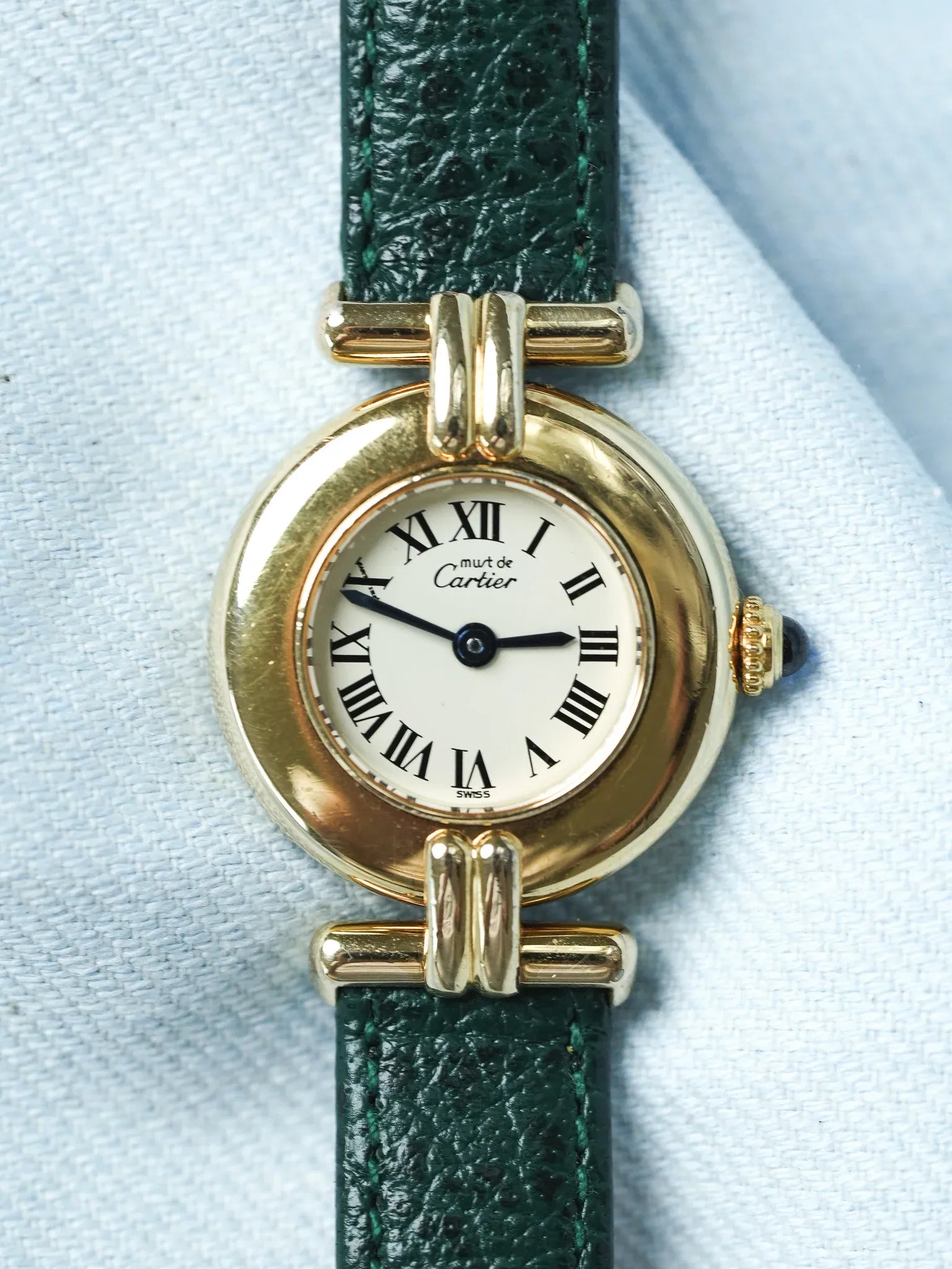 Cartier - Must di Cartier Colosseo Vermiglio Quadrante Crema - Scatola & Carta - 1995